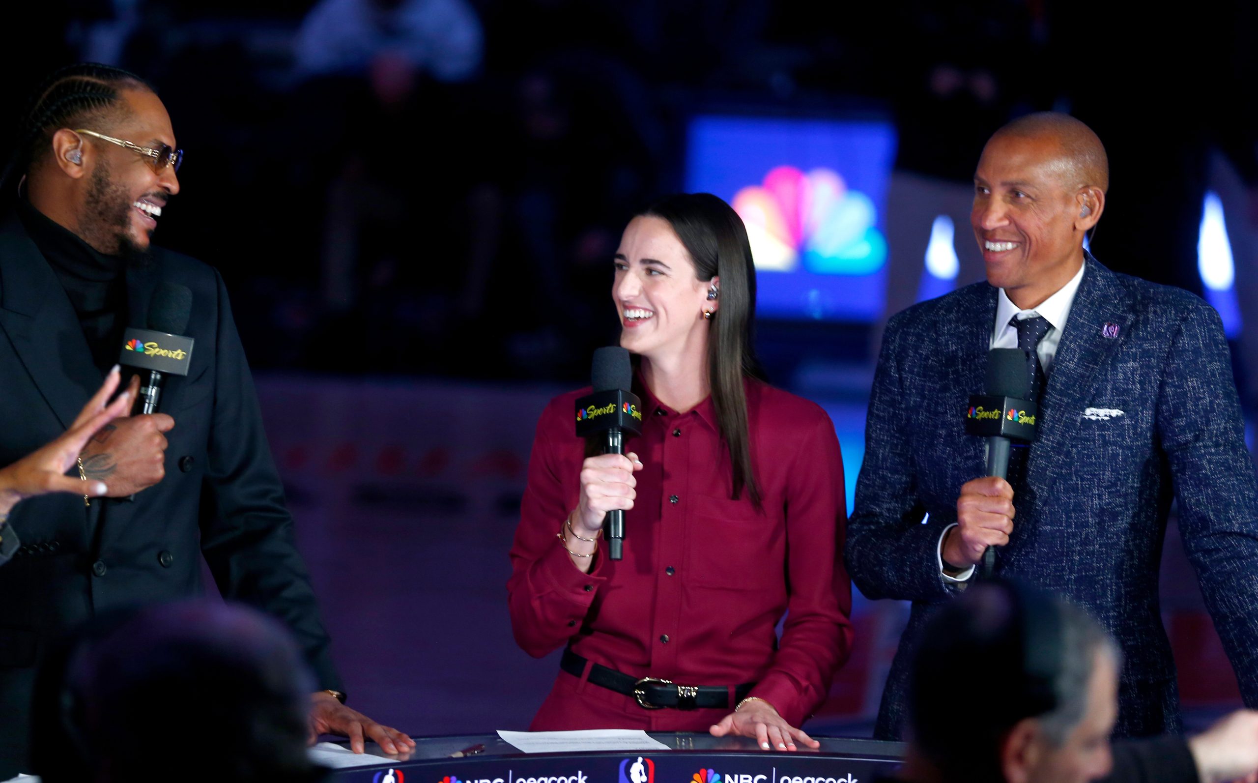 Caitlin Clark debuts in the NBA as a commentator and steals the show!
