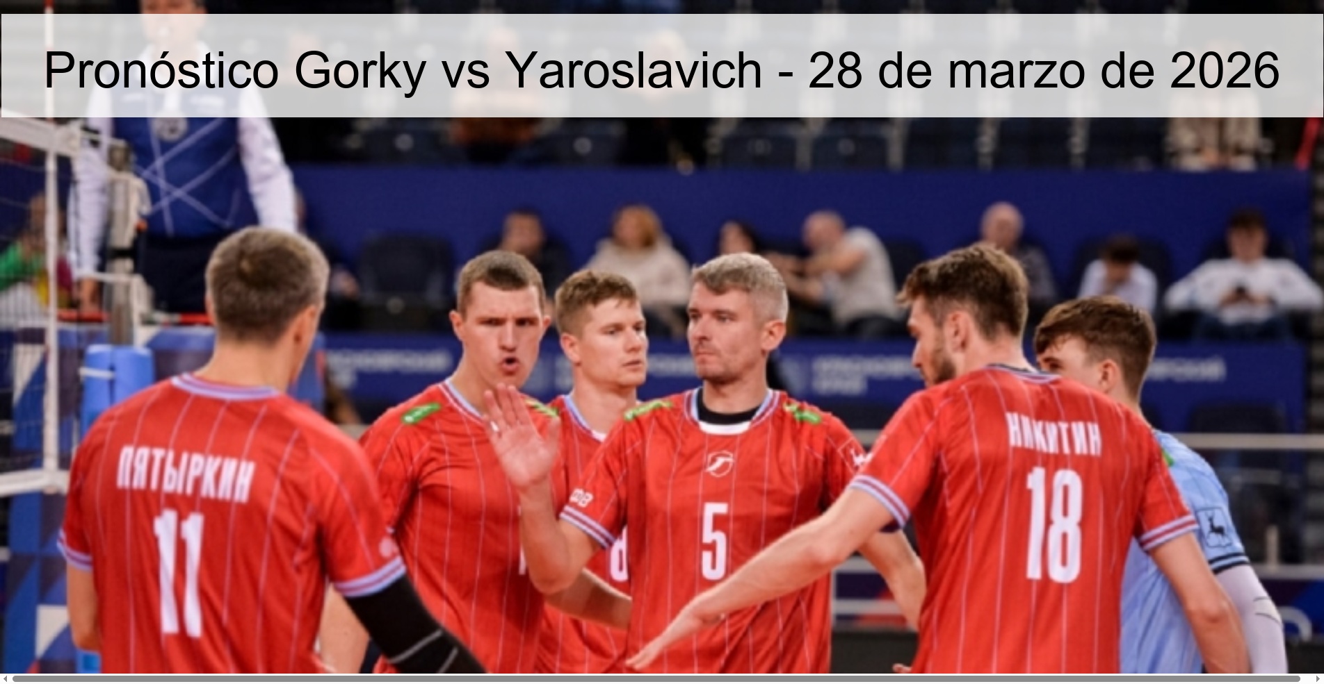 Pronóstico Gorky vs Yaroslavich - 28 de marzo de 2026