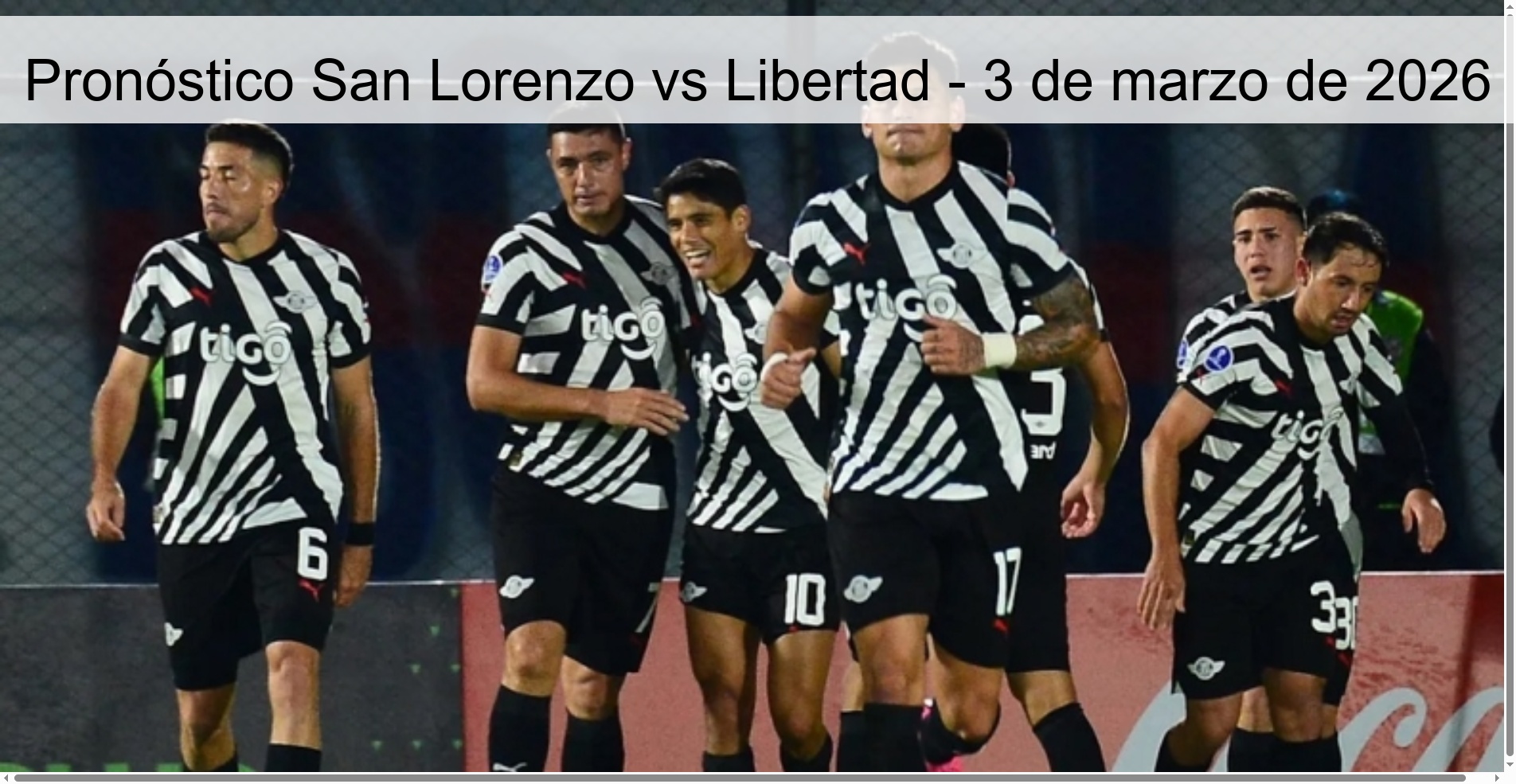 Pronóstico San Lorenzo vs Libertad - 3 de marzo de 2026 Pronóstico San Lorenzo vs Libertad - 3 de marzo de 2026