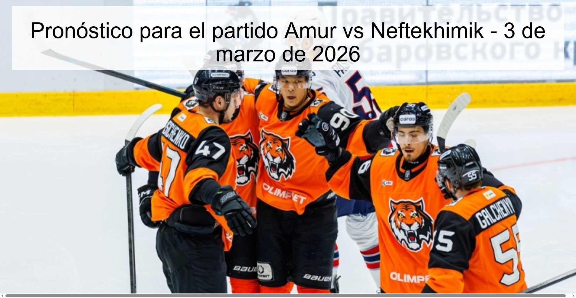Pronóstico para el partido Amur vs Neftekhimik - 3 de marzo de 2026