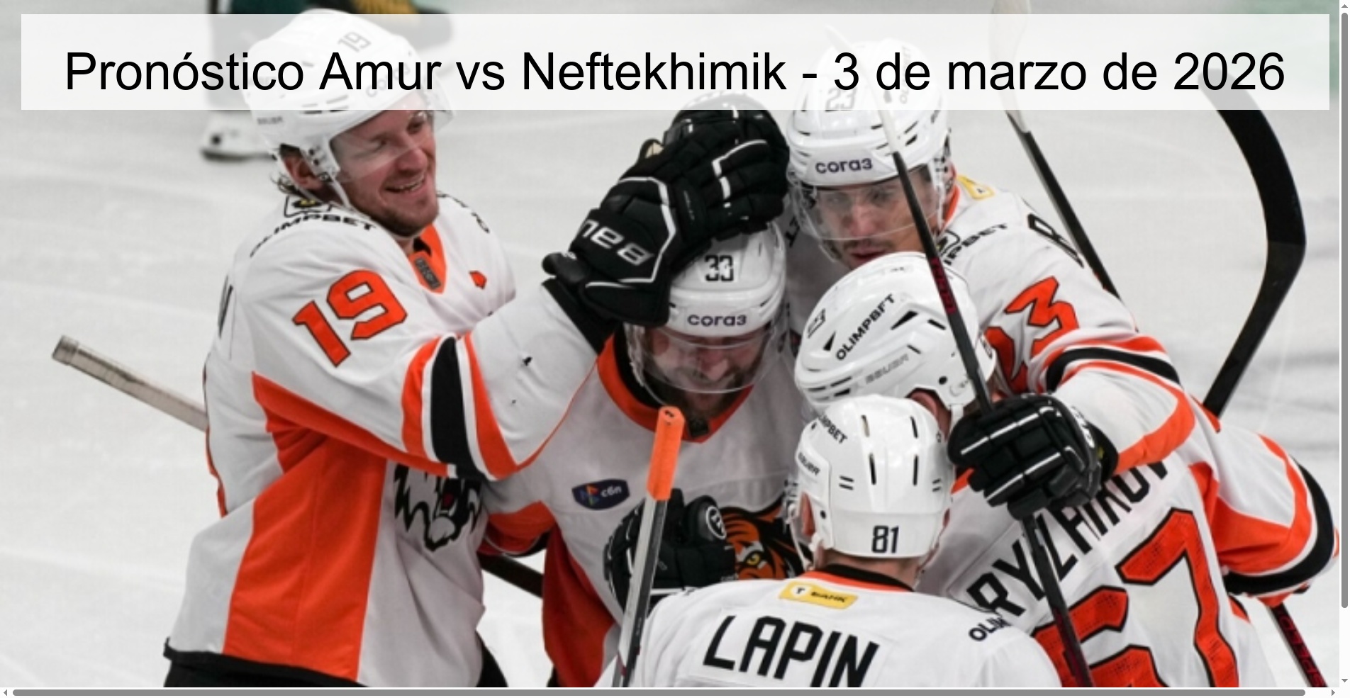 Amur vs Neftekhimik Prediction – March 3, 2026
