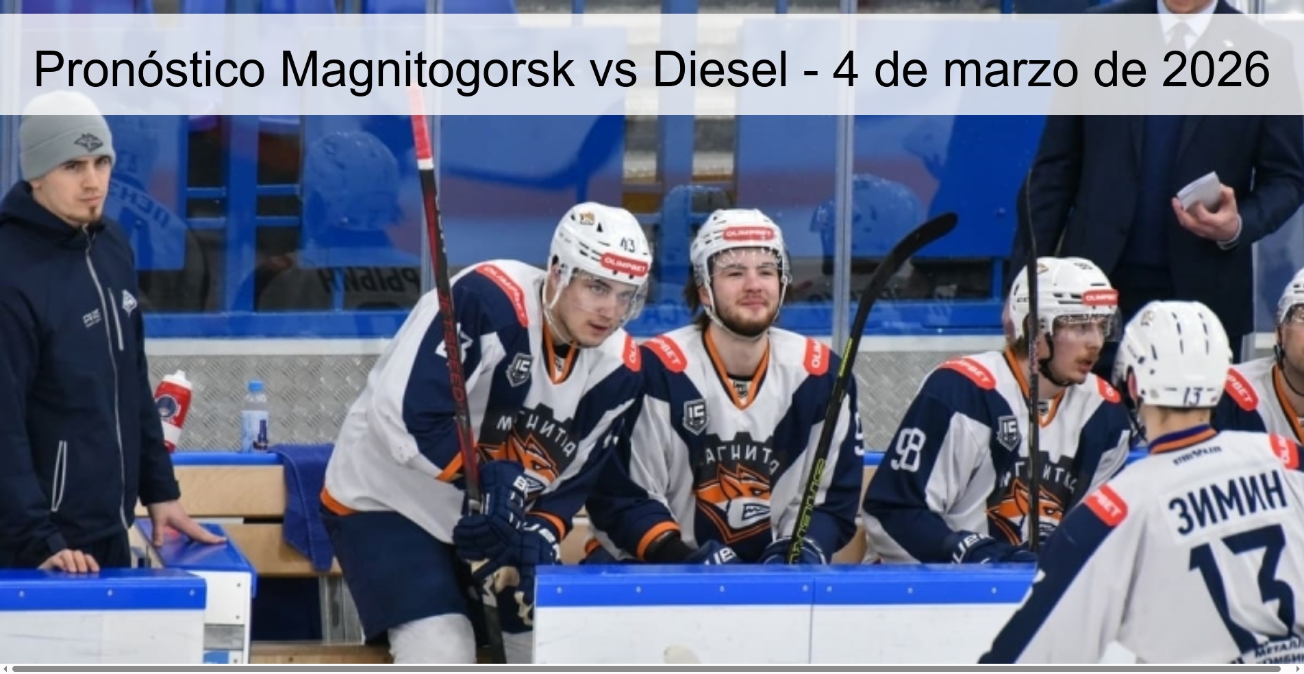 Pronóstico Magnitogorsk vs Diesel - 4 de marzo de 2026