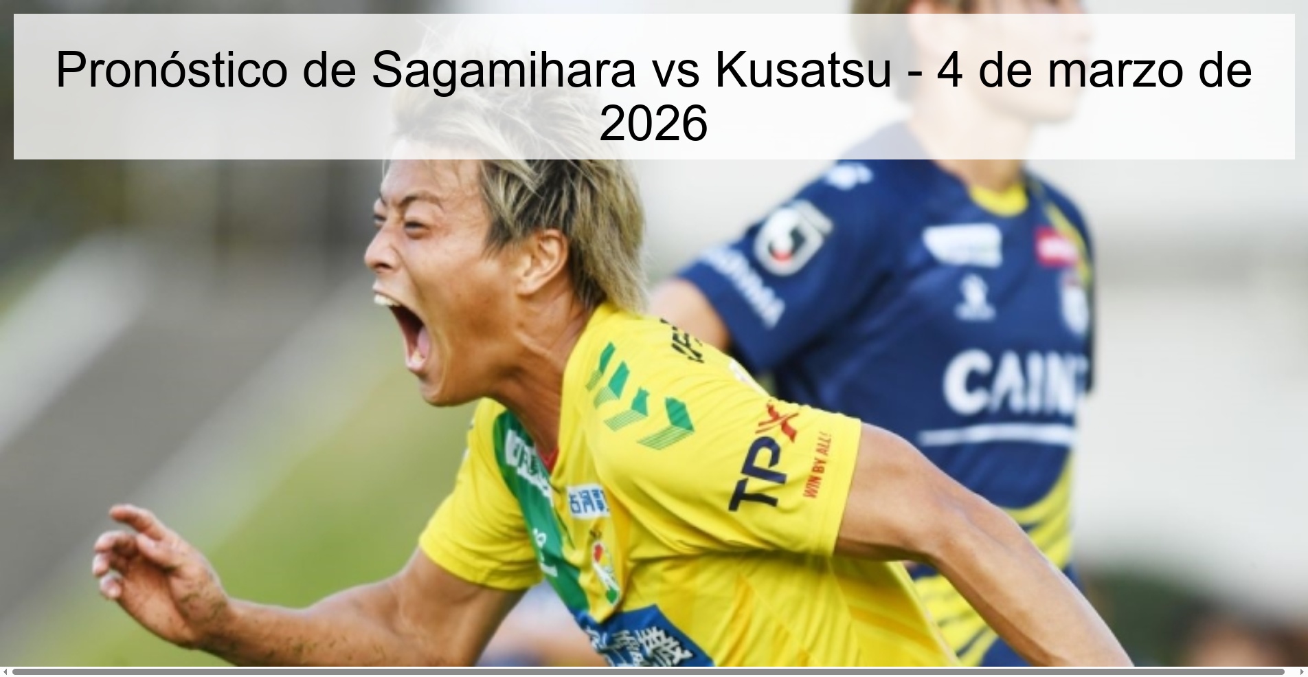 Sagamihara vs Kusatsu Prediction – March 4, 2026