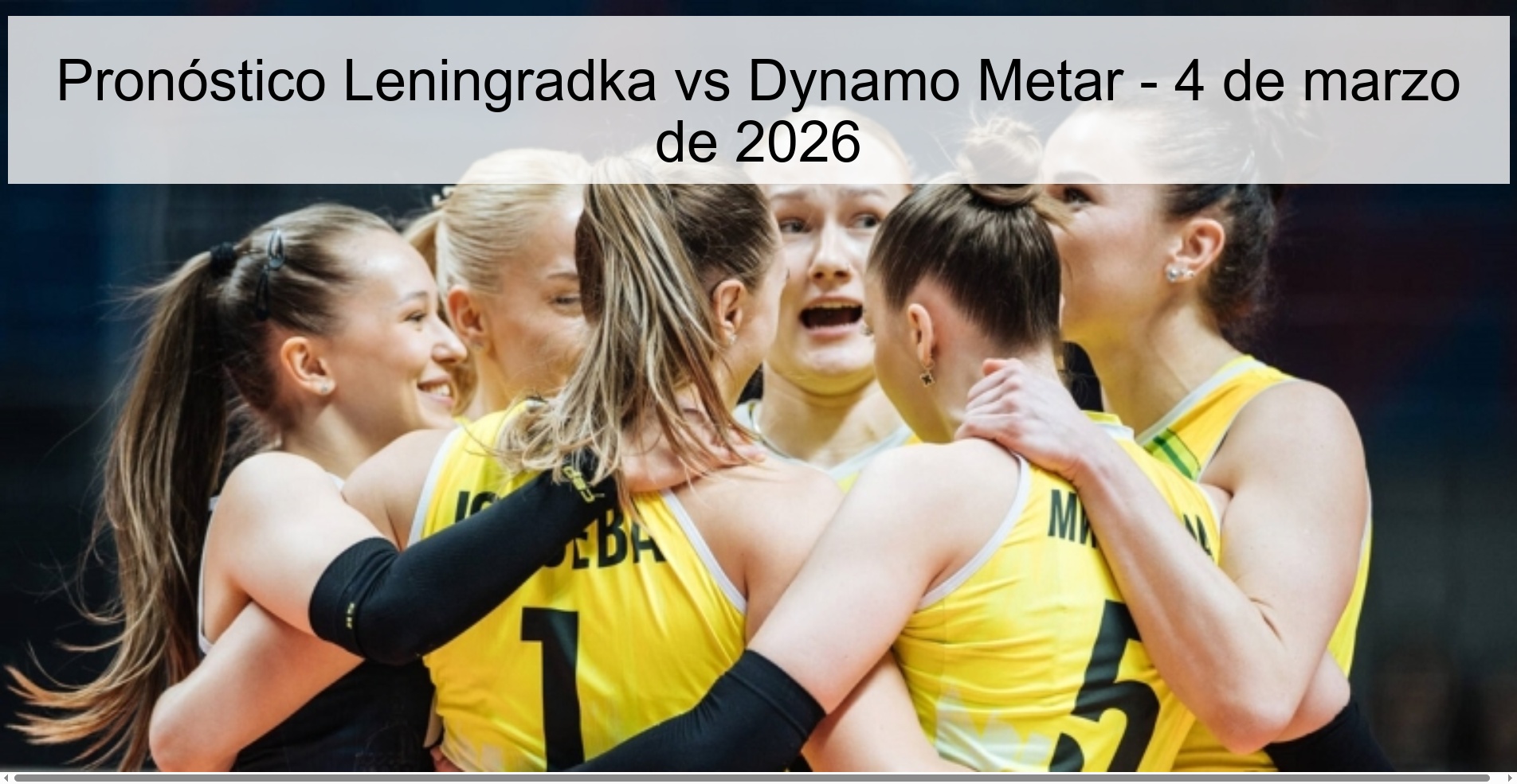 Pronóstico Leningradka vs Dynamo Metar - 4 de marzo de 2026