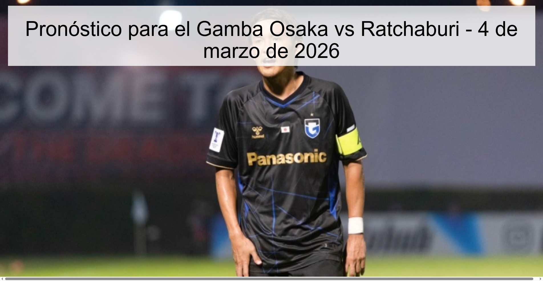 Pronóstico para el Gamba Osaka vs Ratchaburi - 4 de marzo de 2026