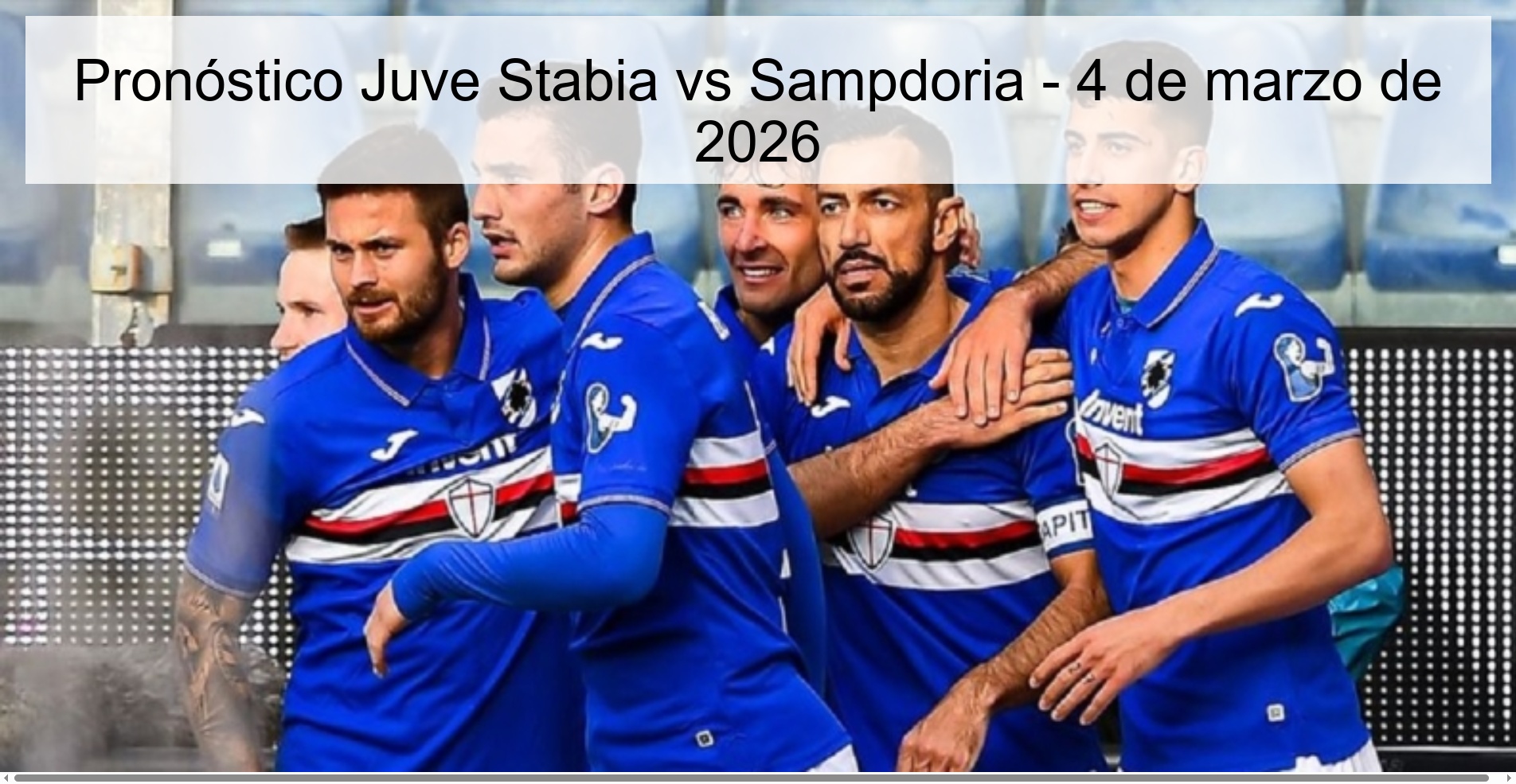 Juve Stabia vs Sampdoria Prediction – March 4, 2026