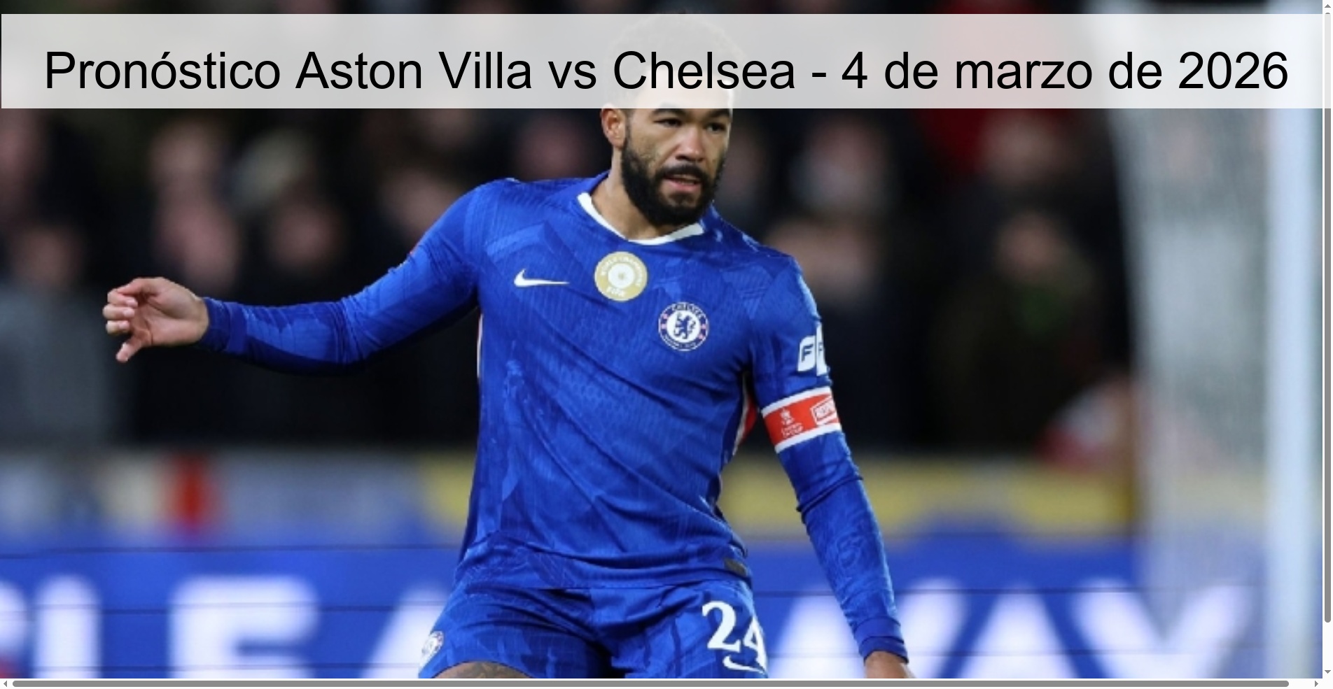 Aston Villa vs Chelsea Prediction – March 4, 2026