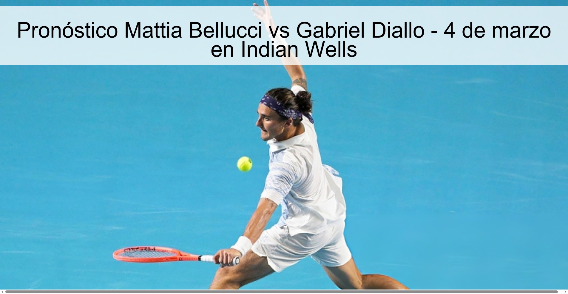 Mattia Bellucci vs Gabriel Diallo Prediction – March 4 in Indian Wells