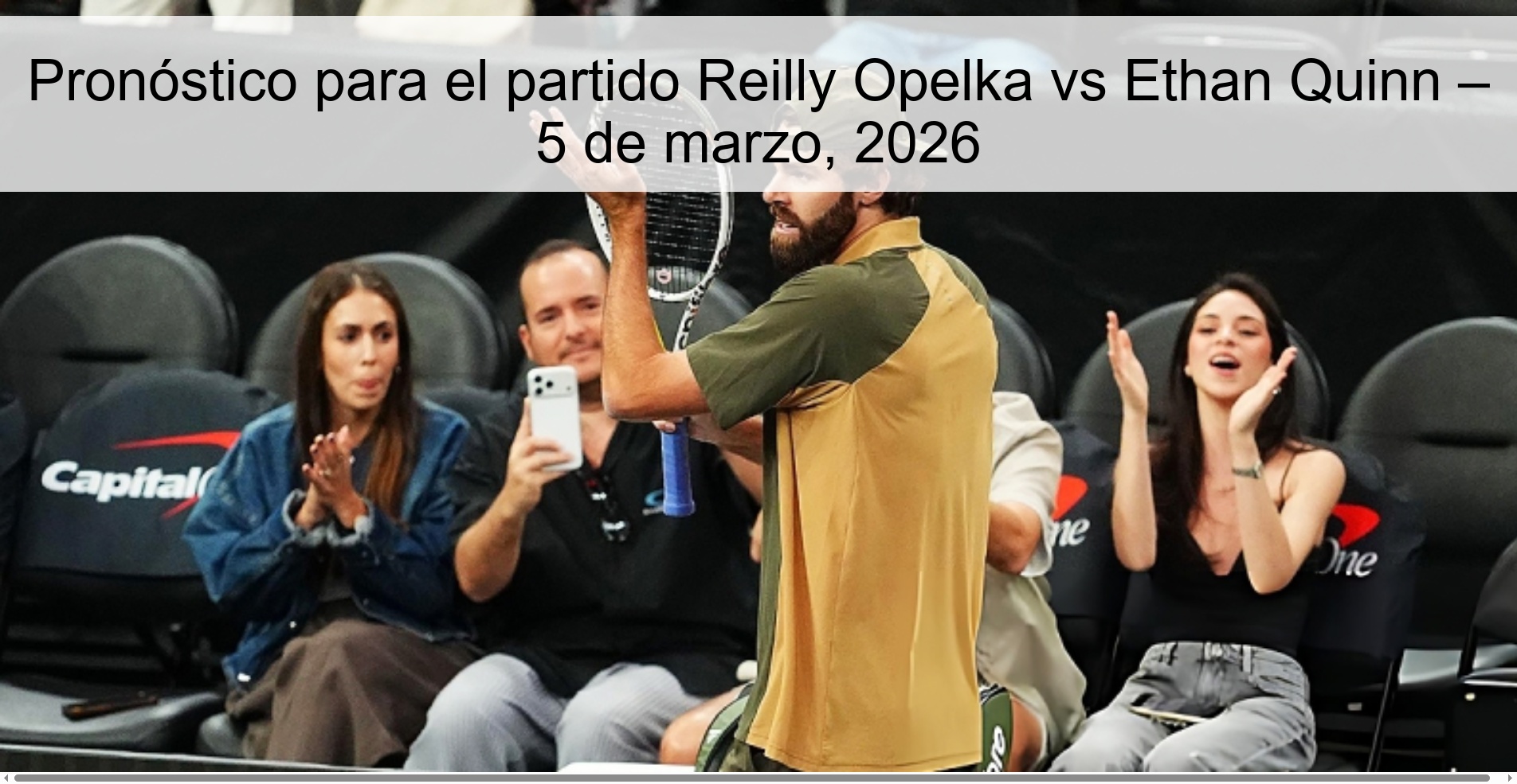 Prediction for the match Reilly Opelka vs Ethan Quinn – March 5, 2026