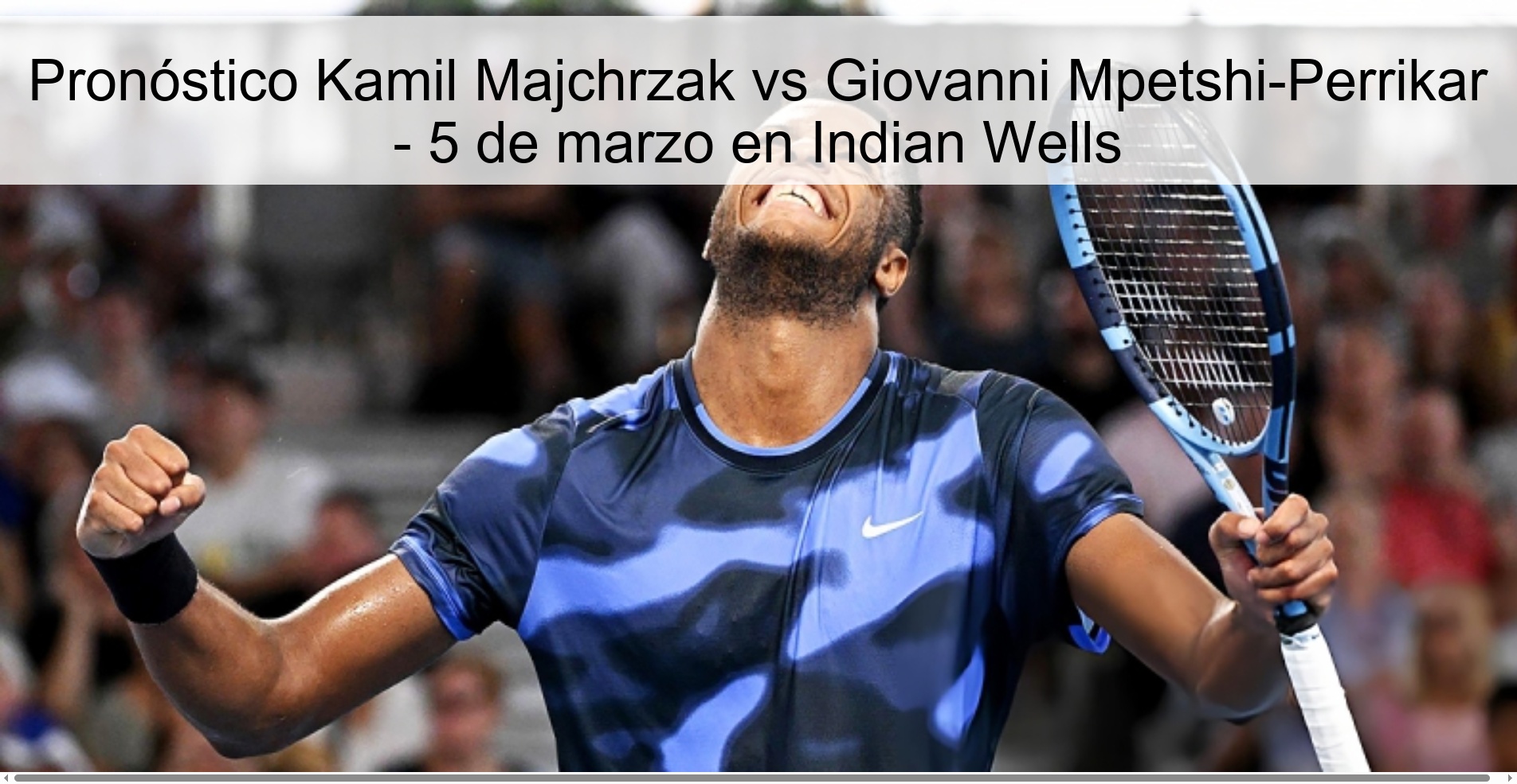Kamil Majchrzak vs Giovanni Mpetshi-Perrikar Prediction – March 5 in Indian Wells