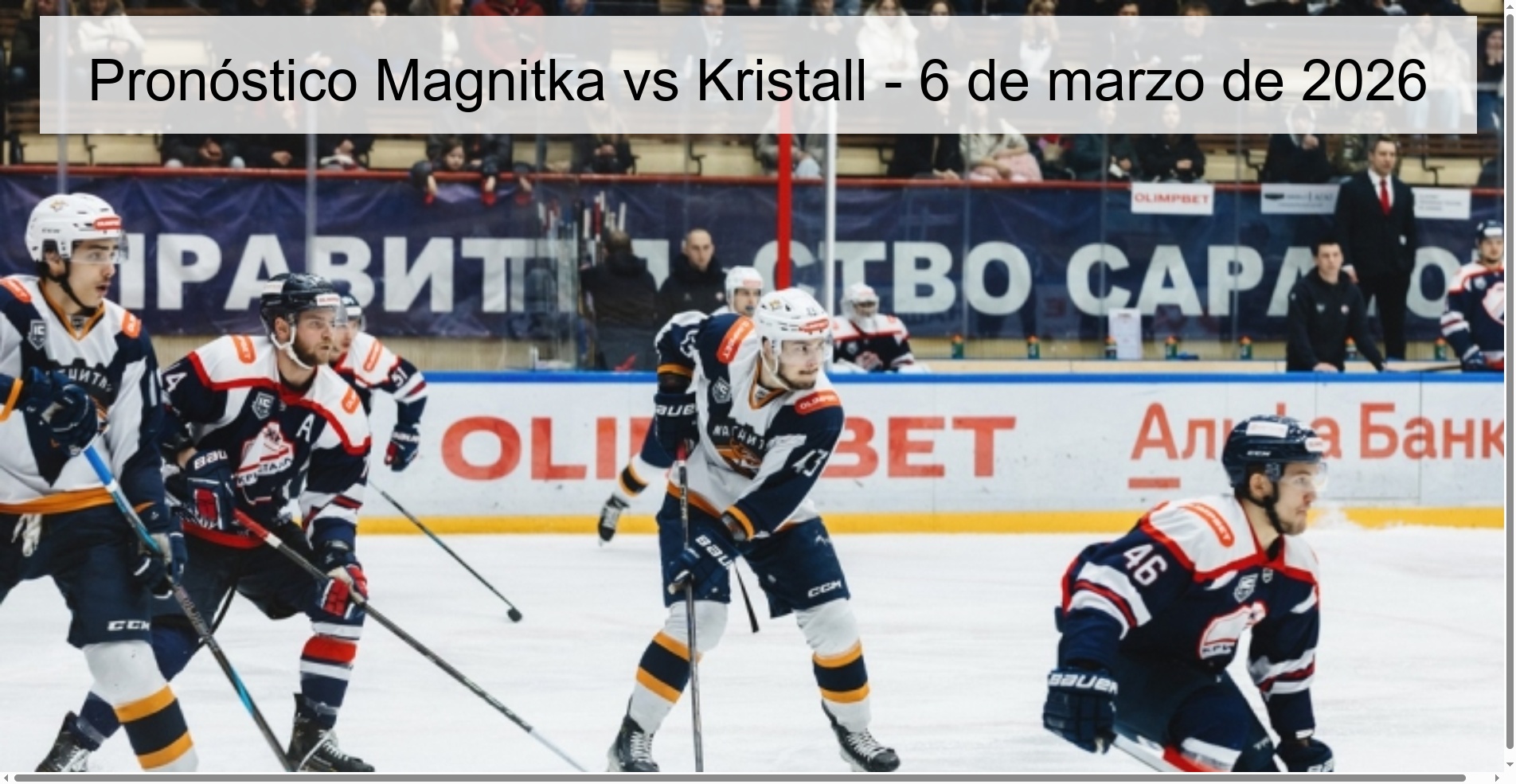Magnitka vs Kristall Prediction – March 6, 2026
