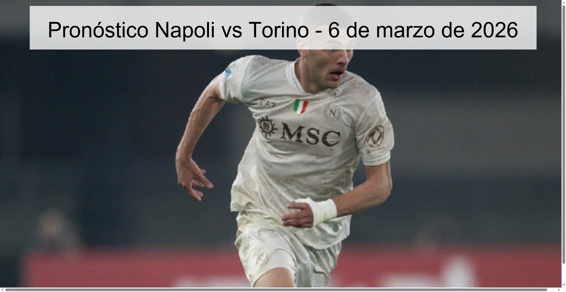 Napoli vs Torino Prediction – March 6, 2026 Napoli vs Torino Prediction – March 6, 2026