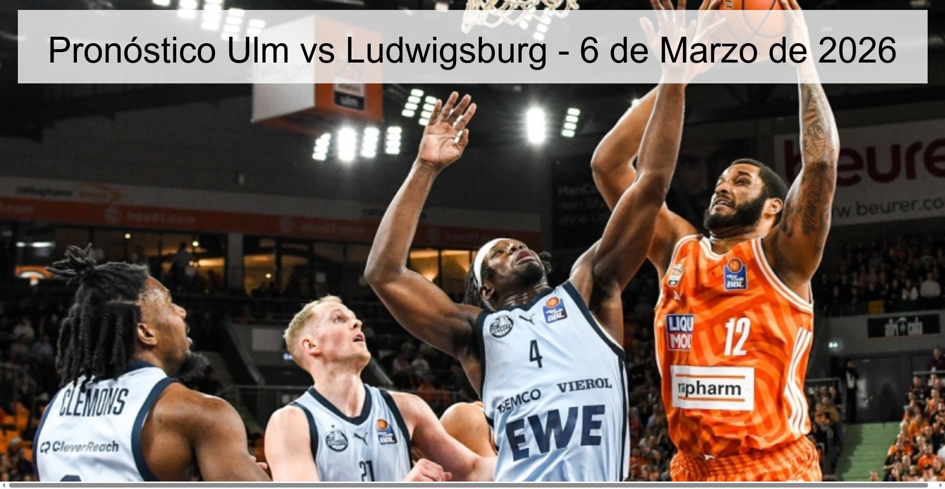 Ulm vs Ludwigsburg Prediction - March 6, 2026