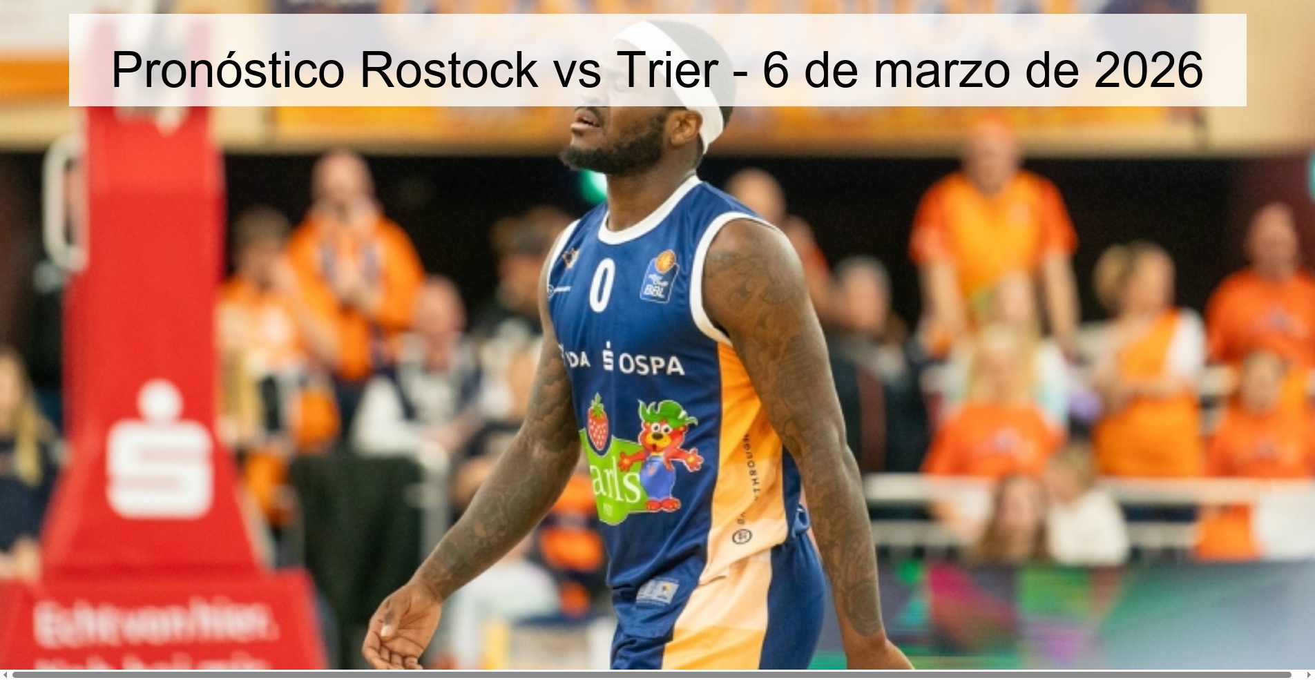 Pronóstico Rostock vs Trier - 6 de marzo de 2026 Pronóstico Rostock vs Trier - 6 de marzo de 2026