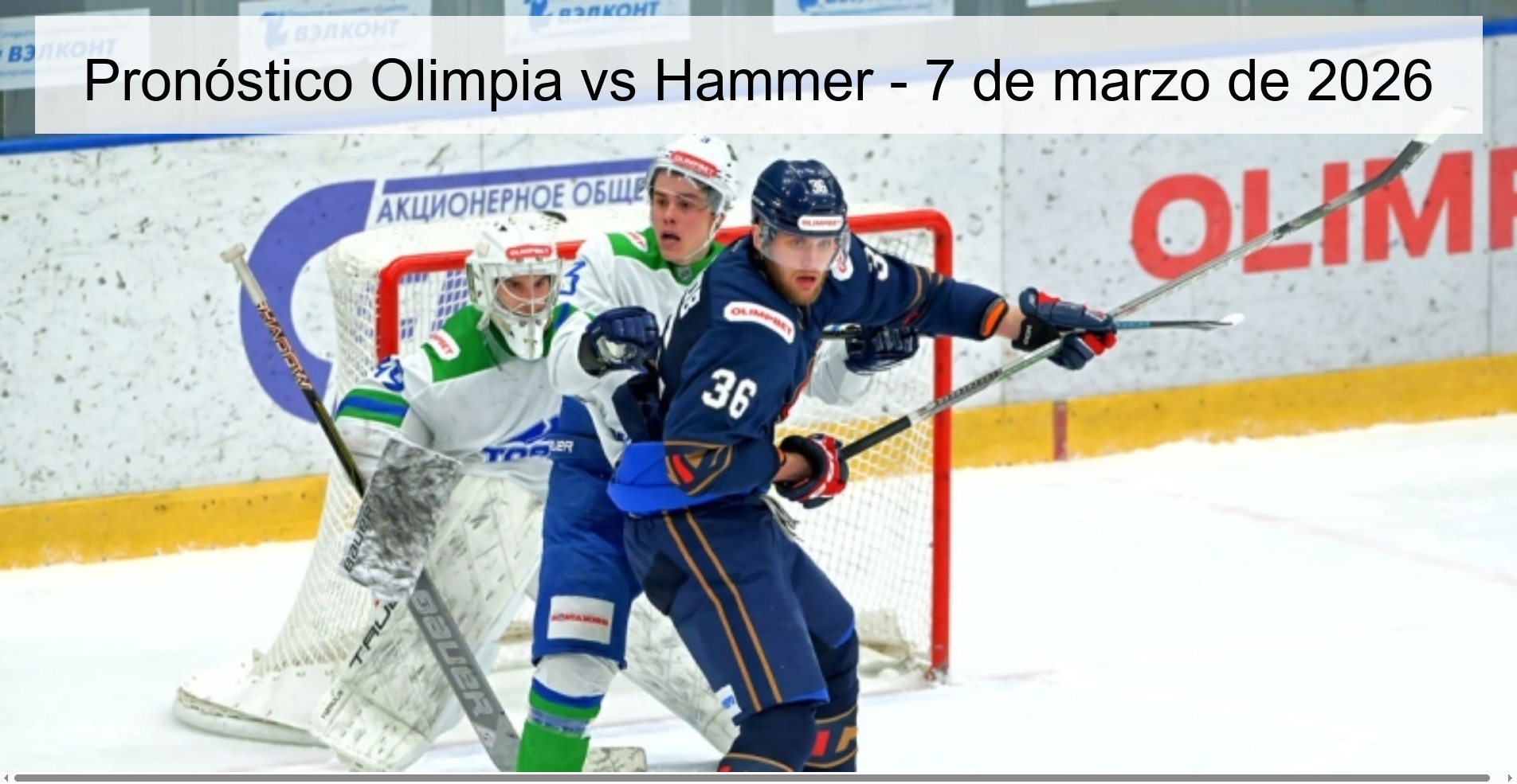 Pronóstico Olimpia vs Hammer - 7 de marzo de 2026