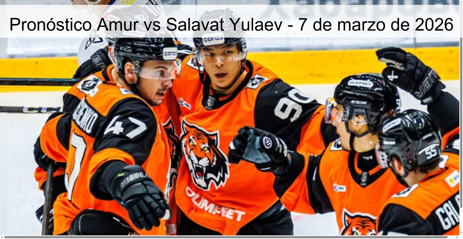 Amur vs Salavat Yulaev Prediction – March 7, 2026