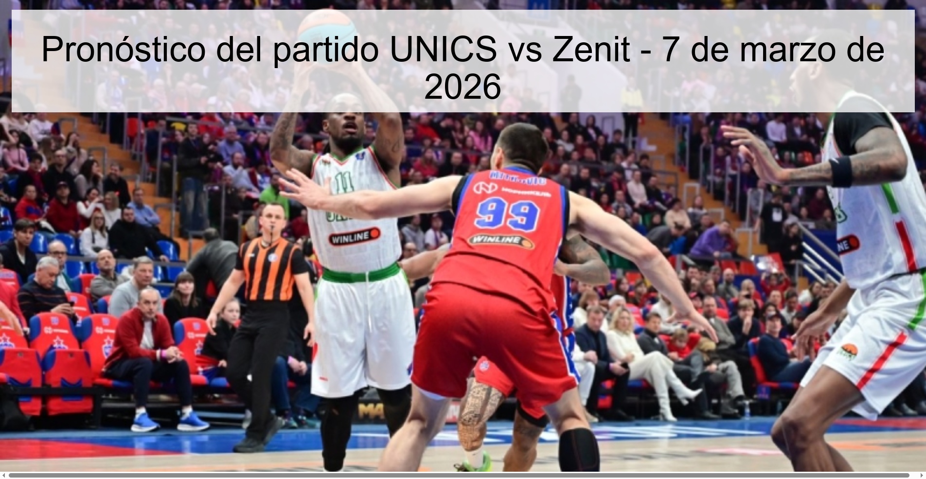 UNICS vs Zenit Prediction – March 7, 2026