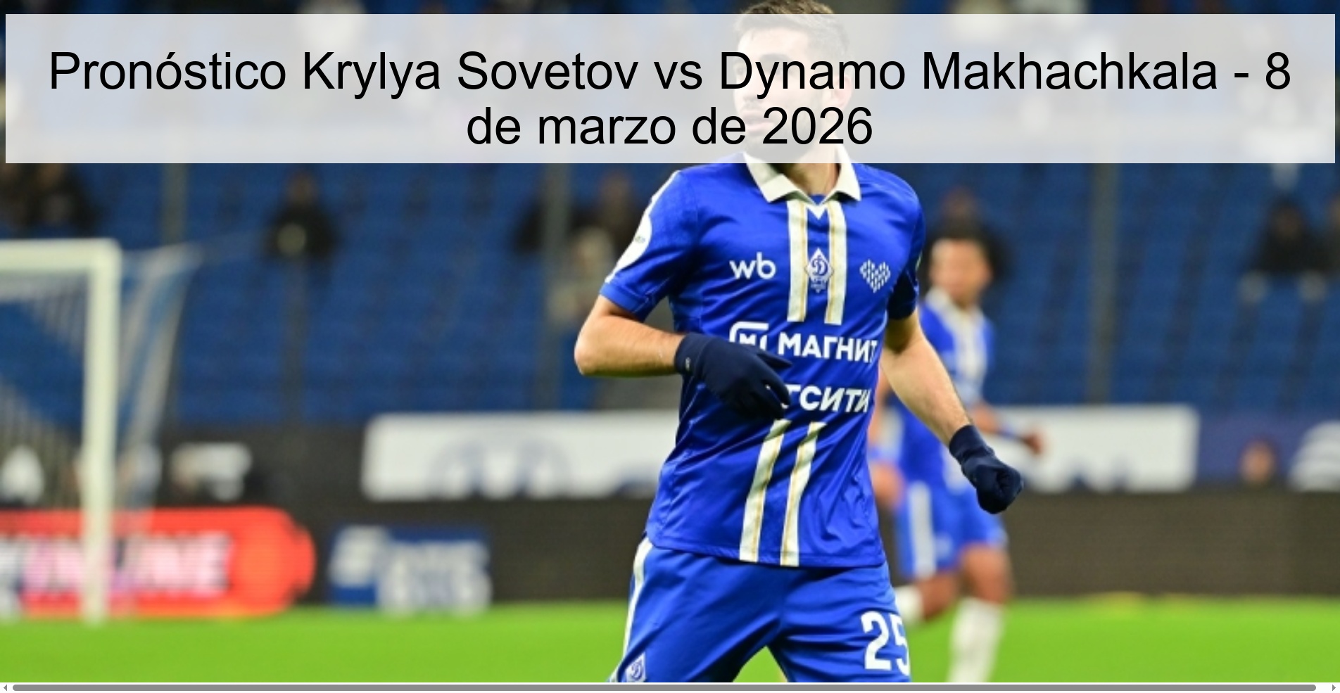 Krylya Sovetov vs Dynamo Makhachkala Prediction – March 8, 2026