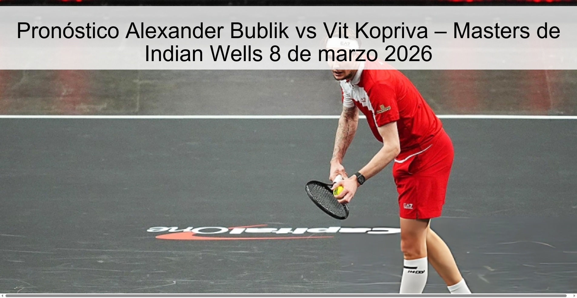 Alexander Bublik vs Vit Kopriva Prediction – Indian Wells Masters March 8, 2026