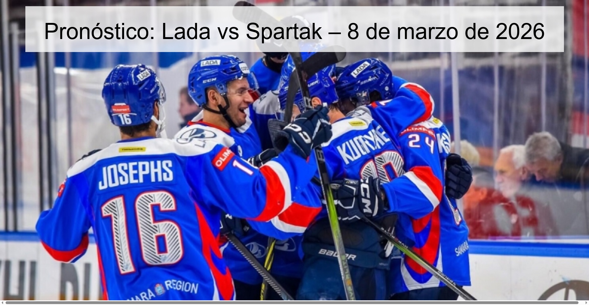 Prediction: Lada vs Spartak – March 8, 2026
