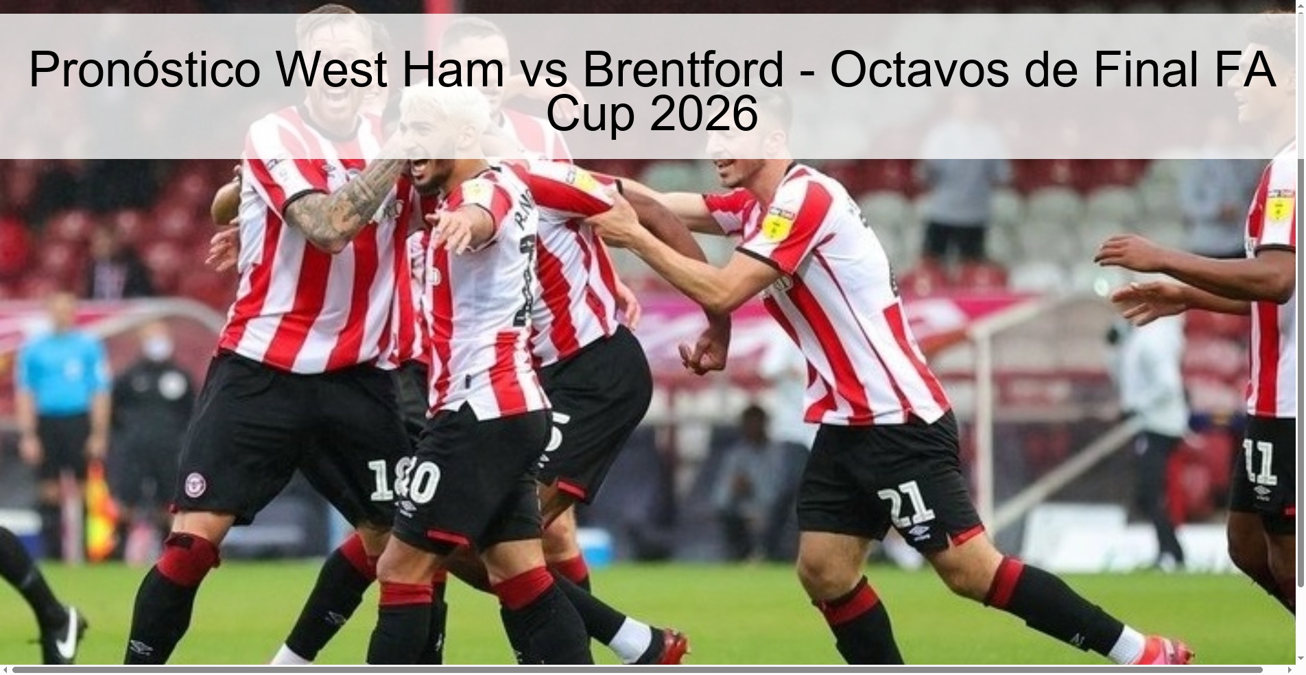 West Ham vs Brentford Prediction - FA Cup Round of 16 2026