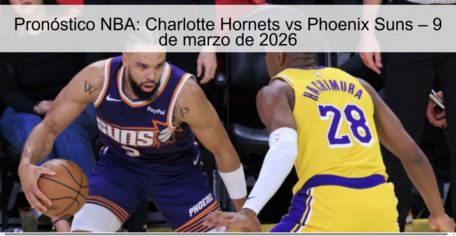 NBA Prediction: Charlotte Hornets vs Phoenix Suns – March 9, 2026