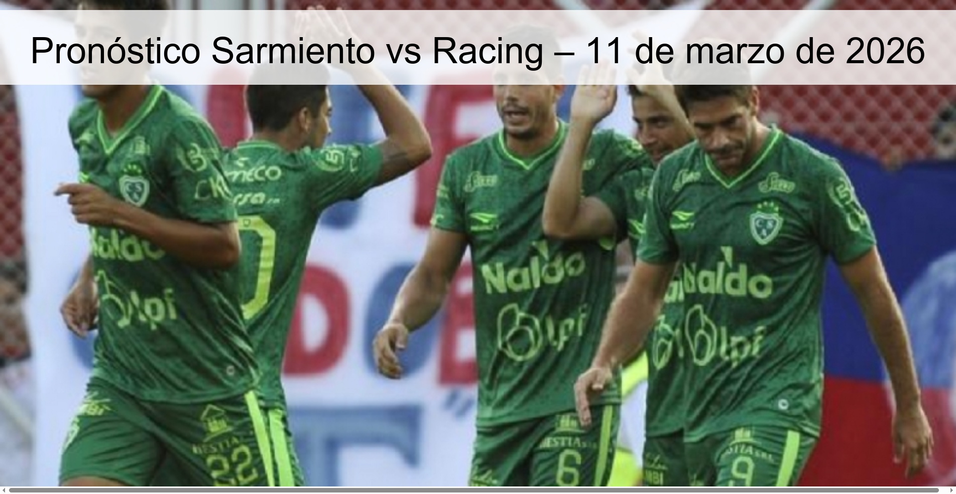 Sarmiento vs Racing Prediction – March 11, 2026