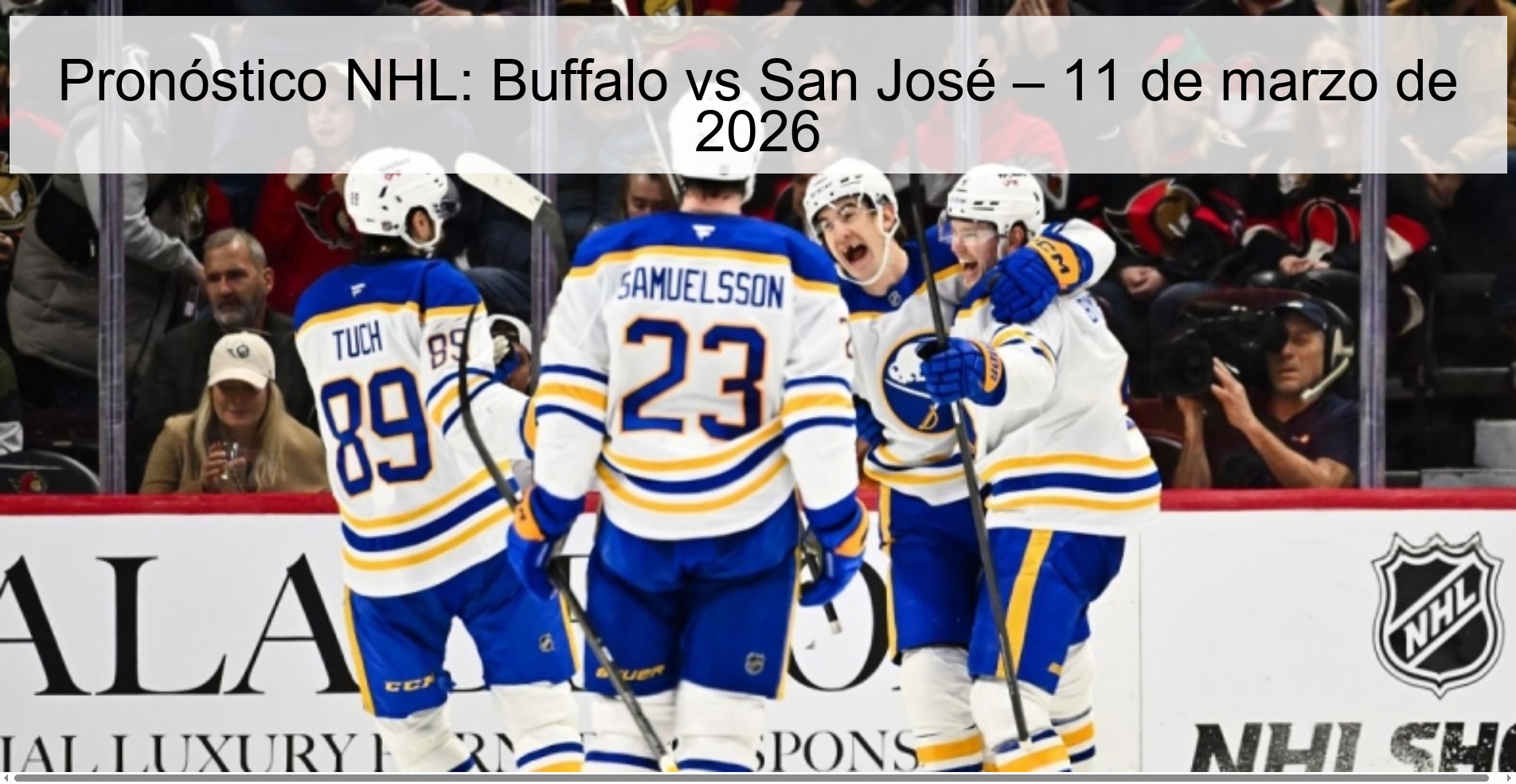 NHL Prediction: Buffalo vs San Jose – March 11, 2026