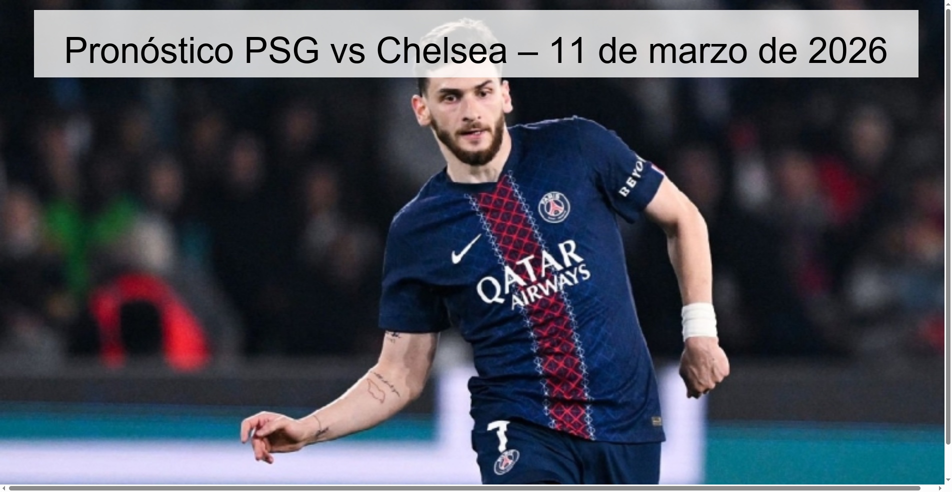 PSG vs Chelsea Prediction – March 11, 2026