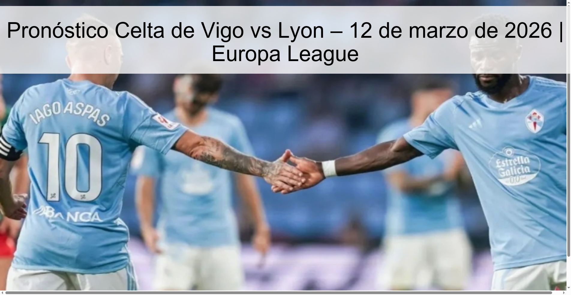 Celta de Vigo vs Lyon Prediction – March 12, 2026 | Europa League