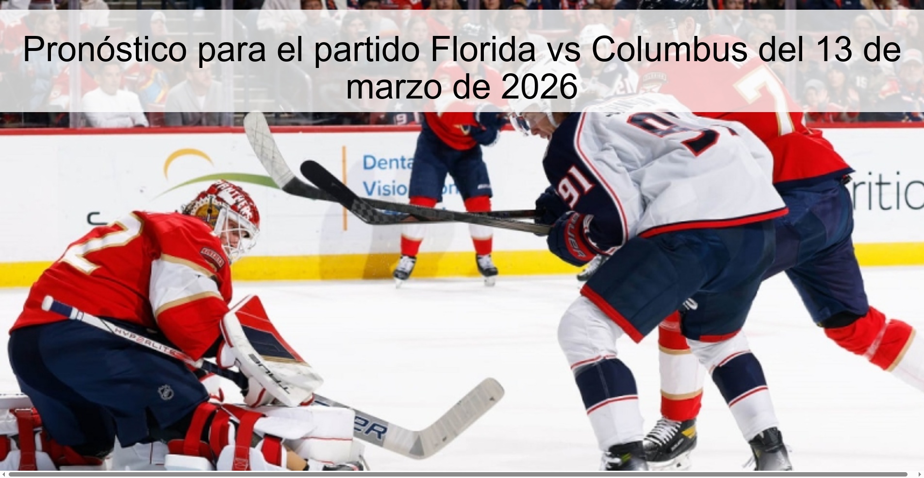 Prediction for the Florida vs Columbus match on March 13, 2026