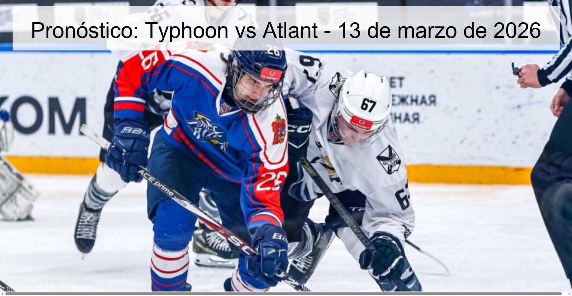 Pronóstico: Typhoon vs Atlant - 13 de marzo de 2026