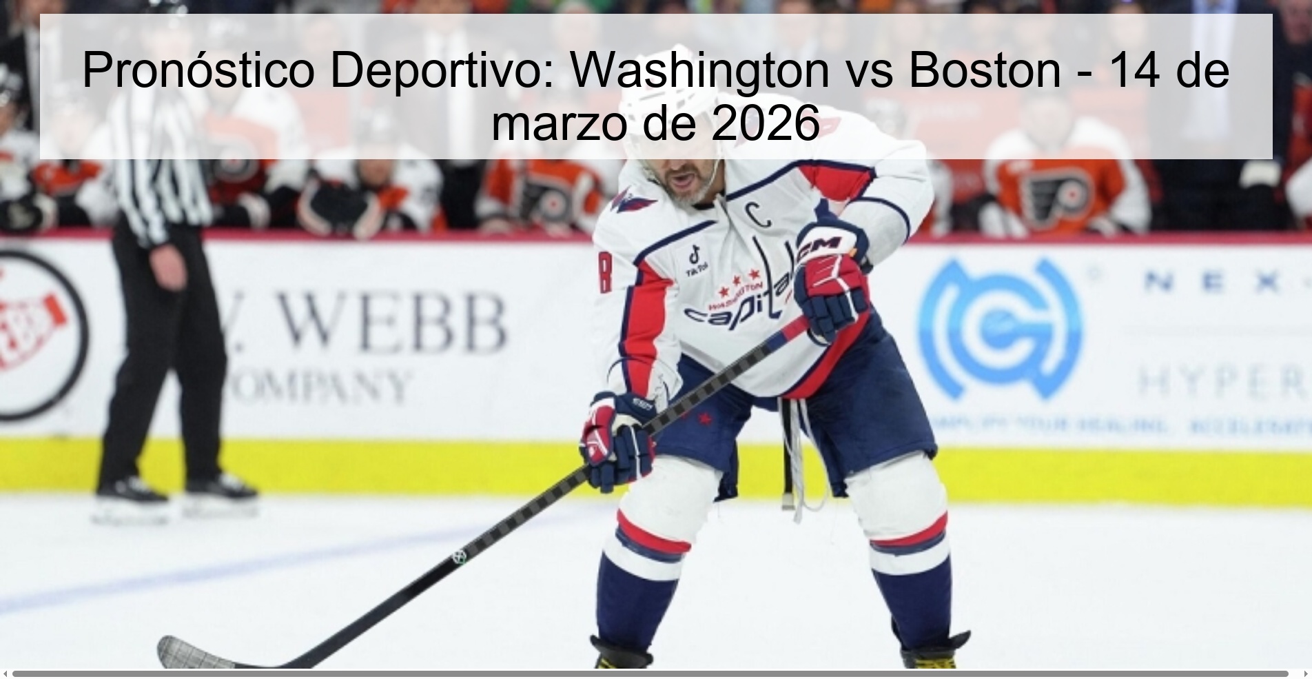 Pronóstico Deportivo: Washington vs Boston - 14 de marzo de 2026