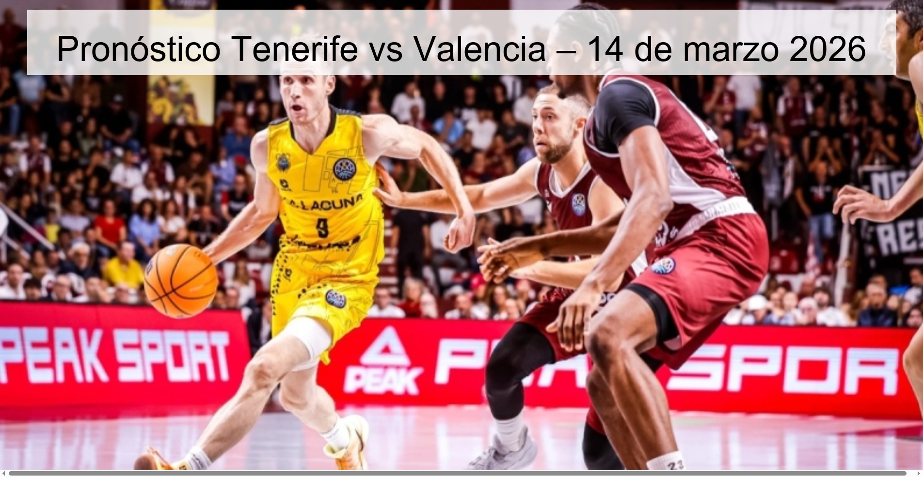 Pronóstico Tenerife vs Valencia – 14 de marzo 2026