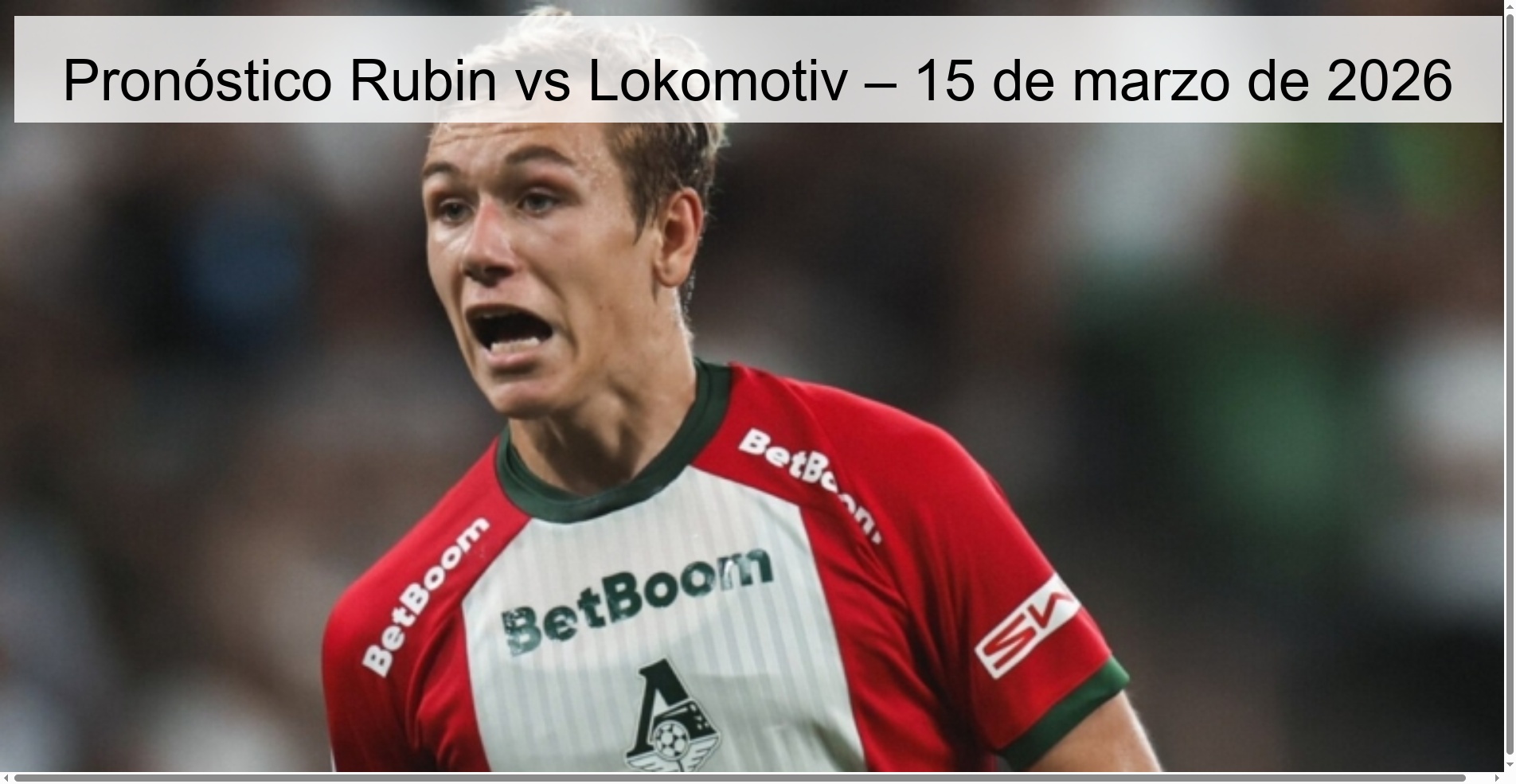 Rubin vs Lokomotiv Prediction – March 15, 2026