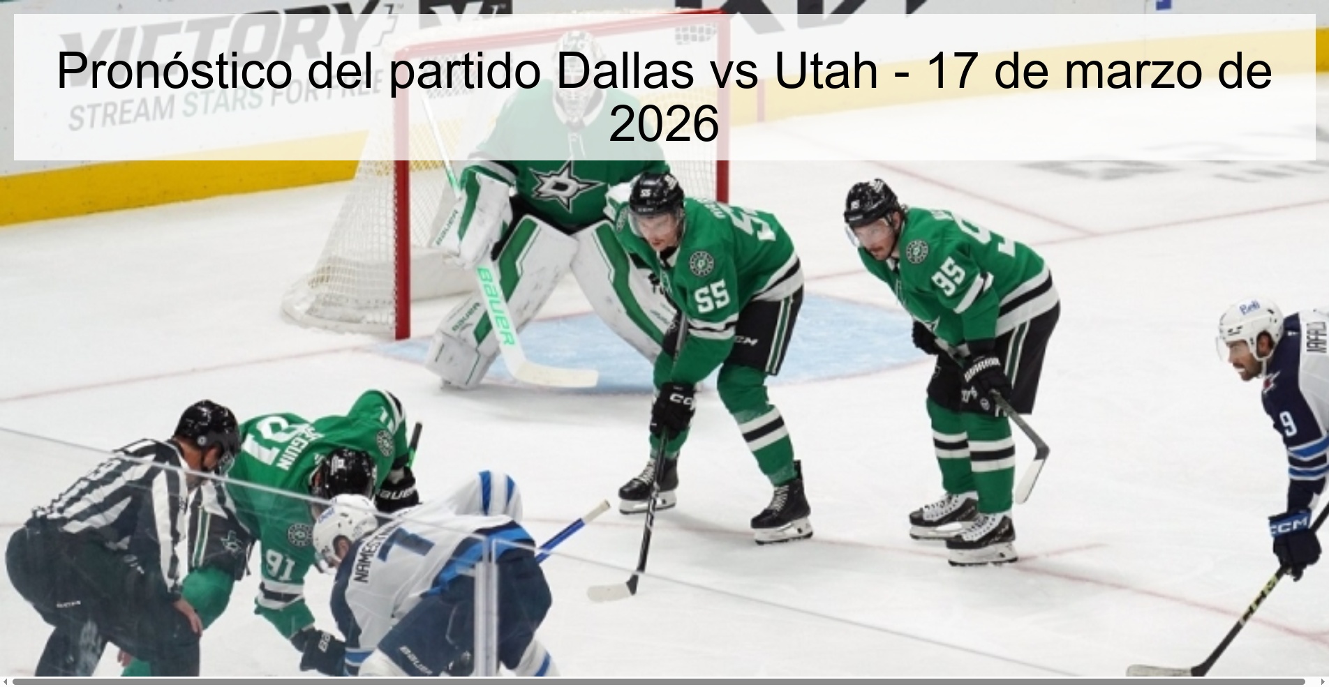 Pronóstico del partido Dallas vs Utah - 17 de marzo de 2026
