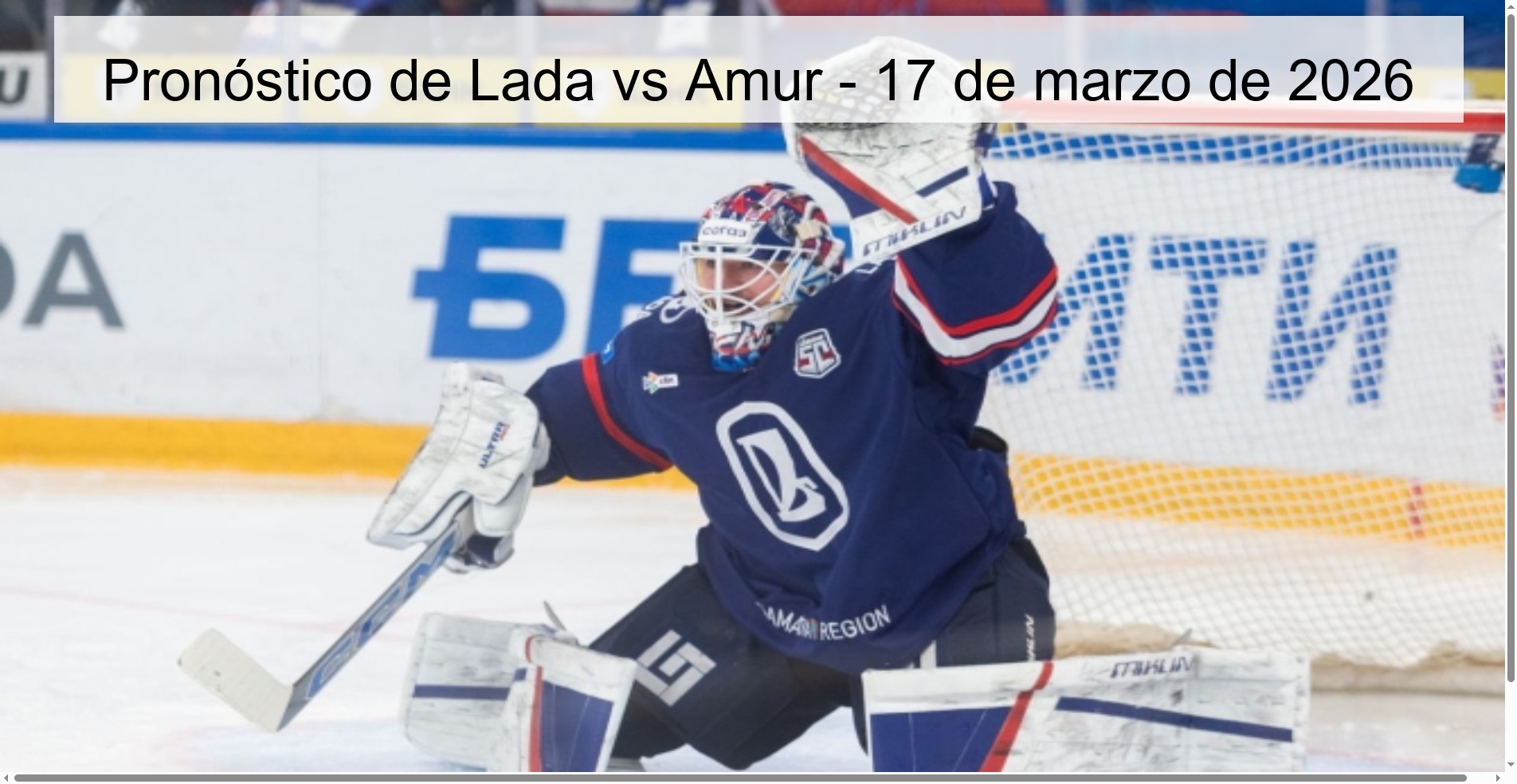 Lada vs Amur Prediction – March 17, 2026