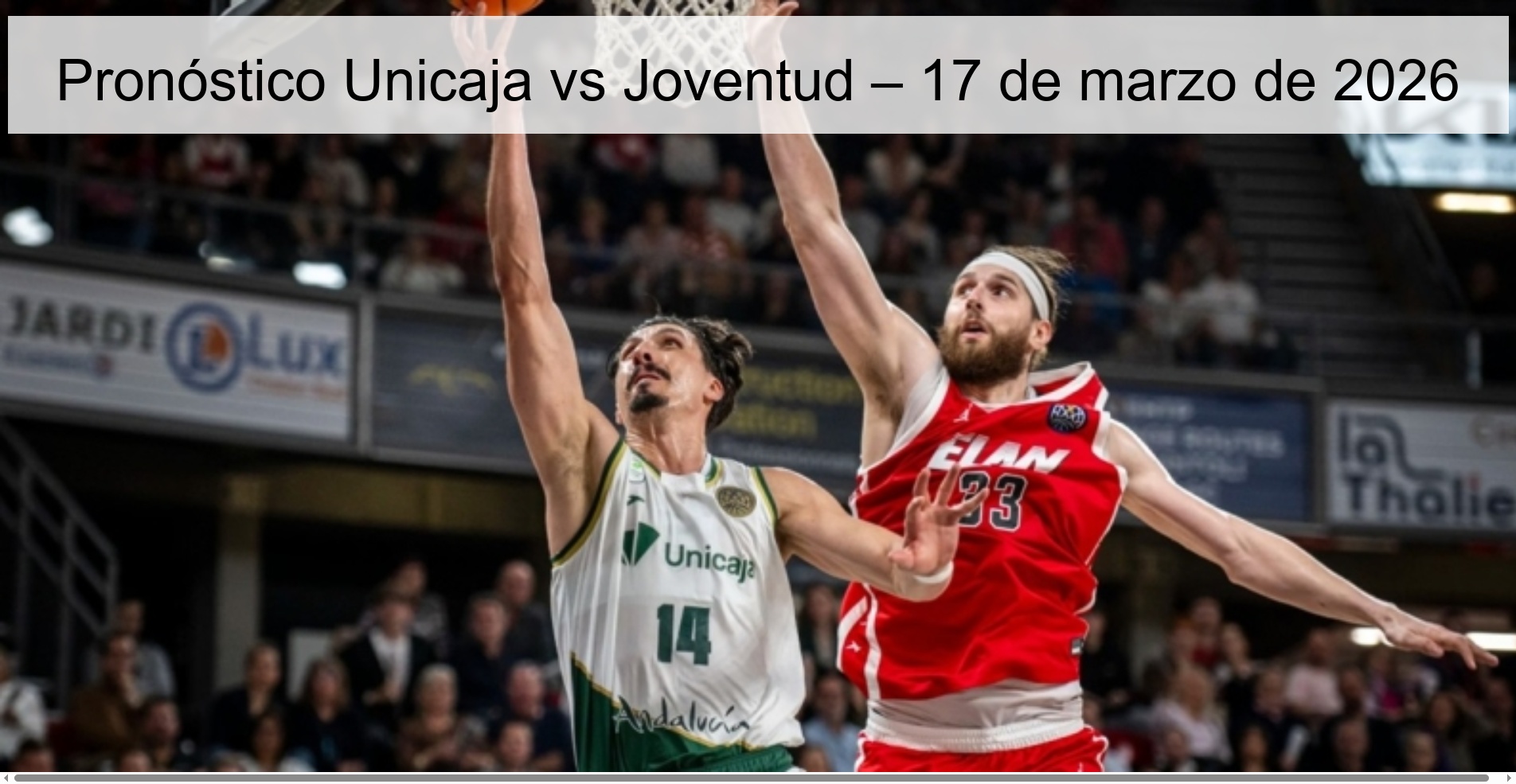 Pronóstico Unicaja vs Joventud – 17 de marzo de 2026