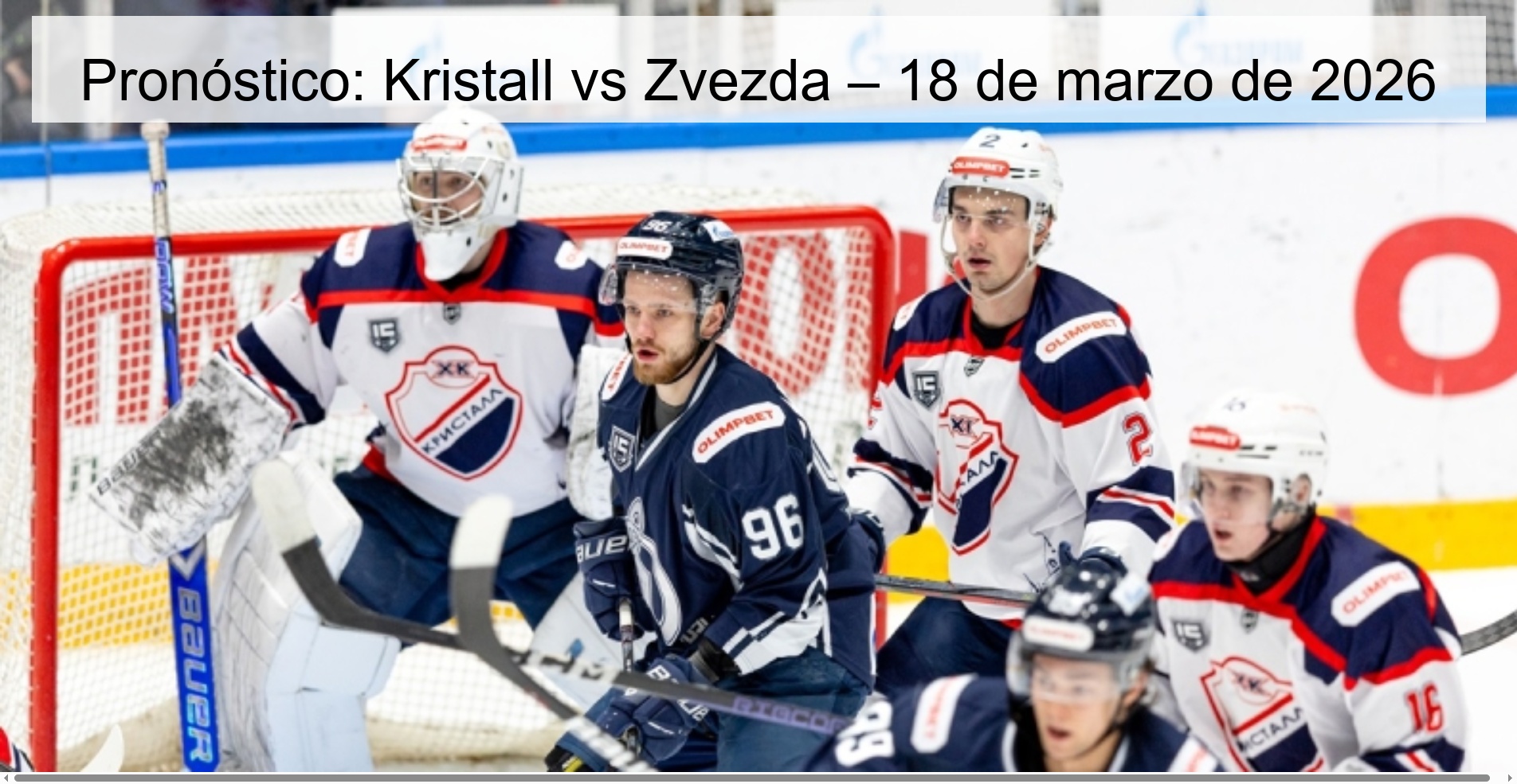 Prediction: Kristall vs Zvezda – March 18, 2026