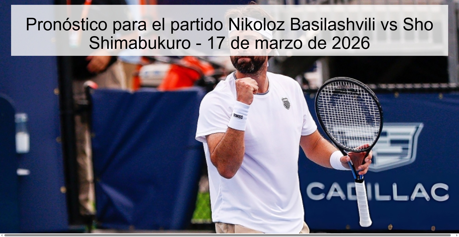 Prediction for the match Nikoloz Basilashvili vs Sho Shimabukuro - March 17, 2026