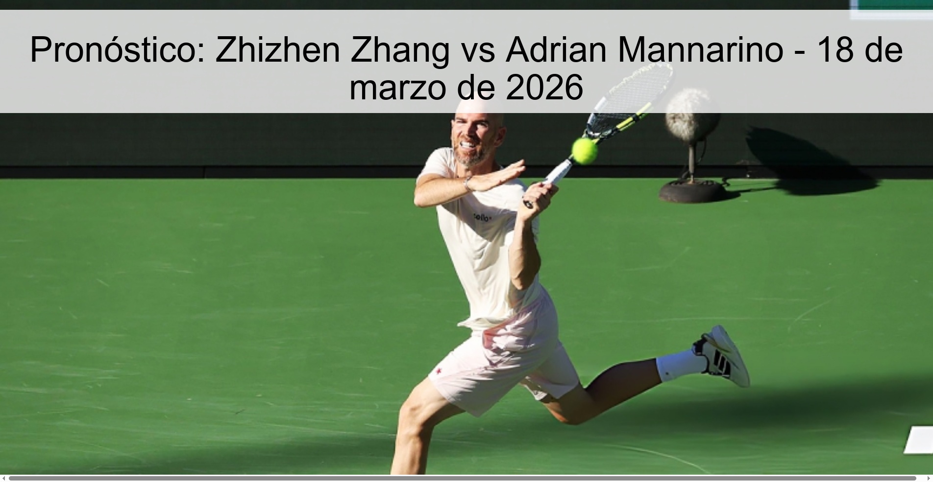 Prediction: Zhizhen Zhang vs Adrian Mannarino – March 18, 2026