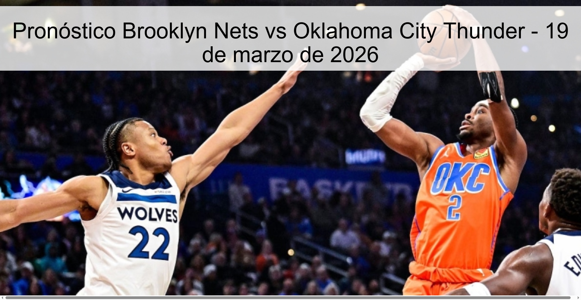 Brooklyn Nets vs Oklahoma City Thunder Prediction – March 19, 2026