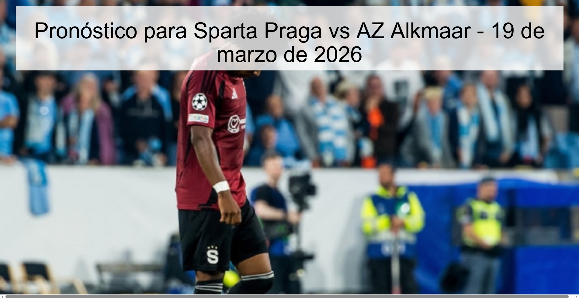 Prediction for Sparta Prague vs AZ Alkmaar – March 19, 2026