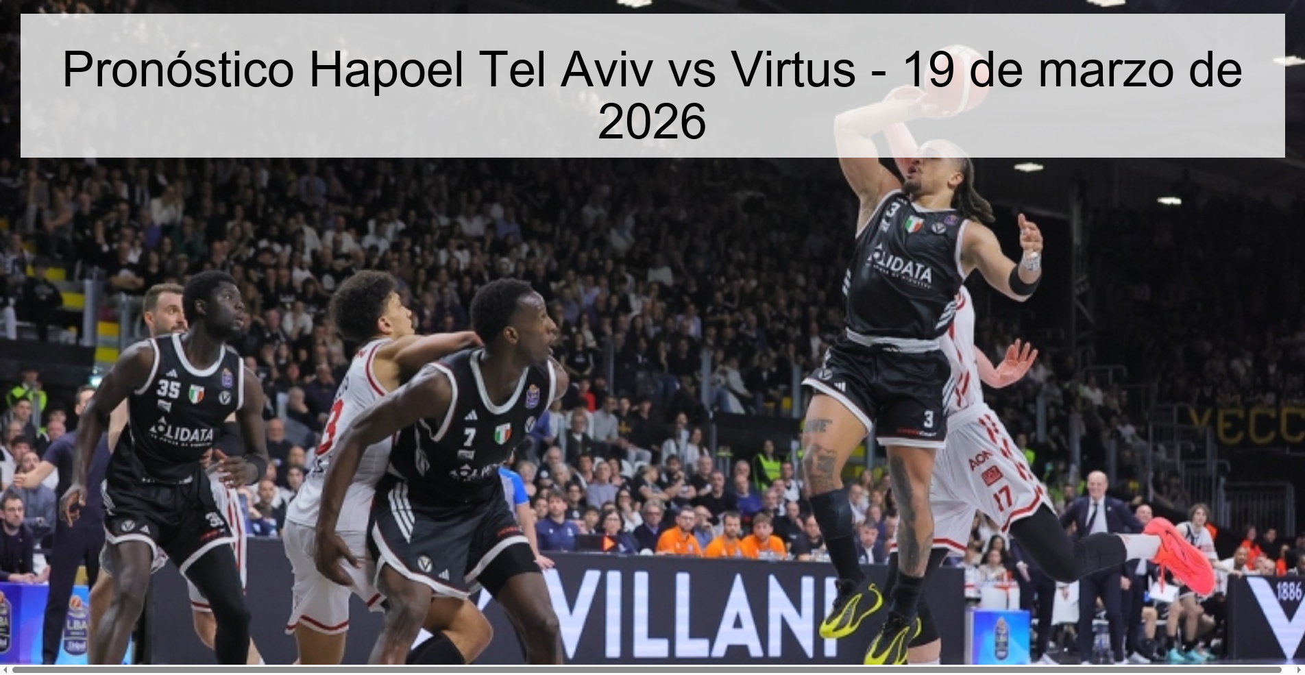 Hapoel Tel Aviv vs Virtus Prediction – March 19, 2026