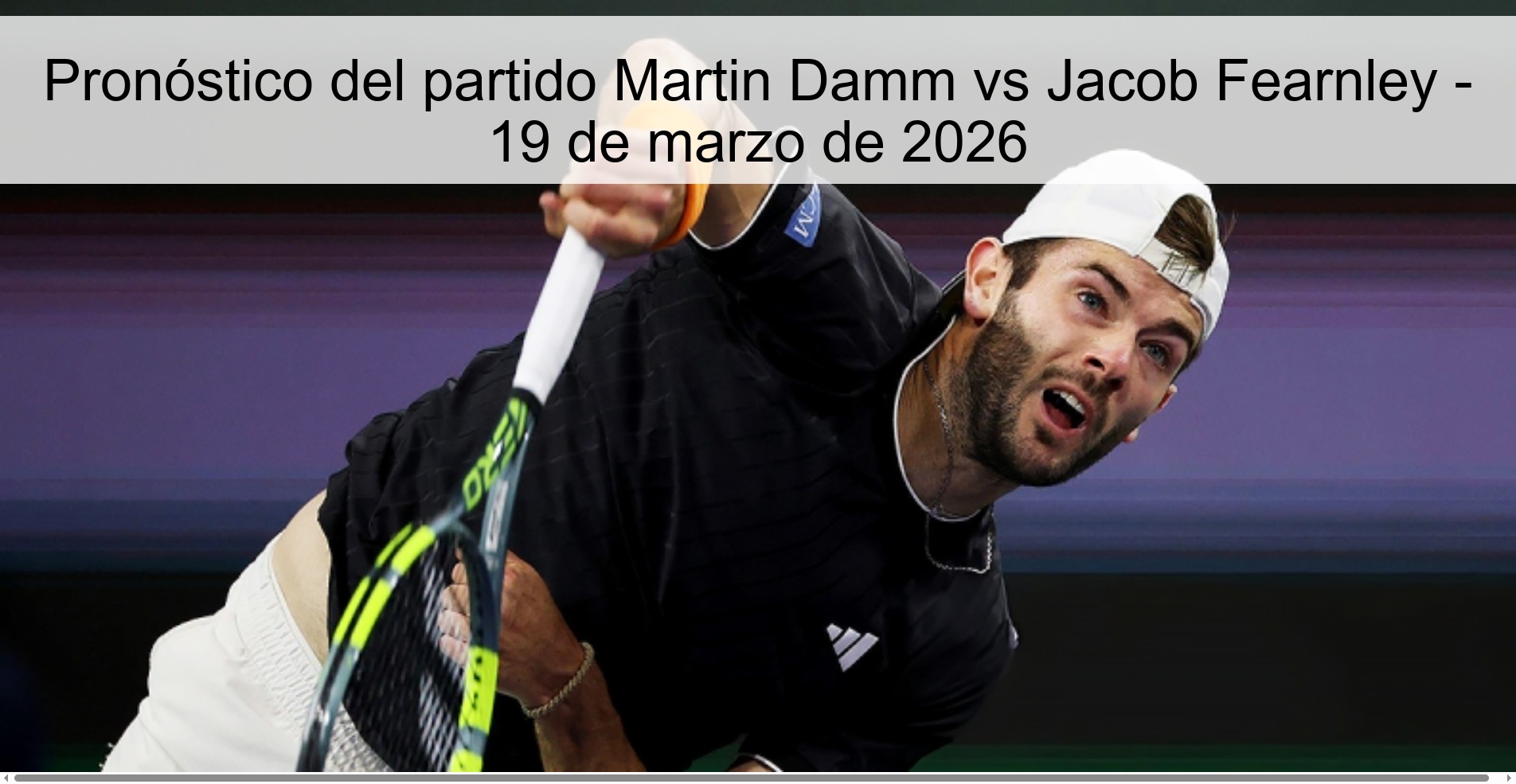 Martin Damm vs Jacob Fearnley Prediction - March 19, 2026