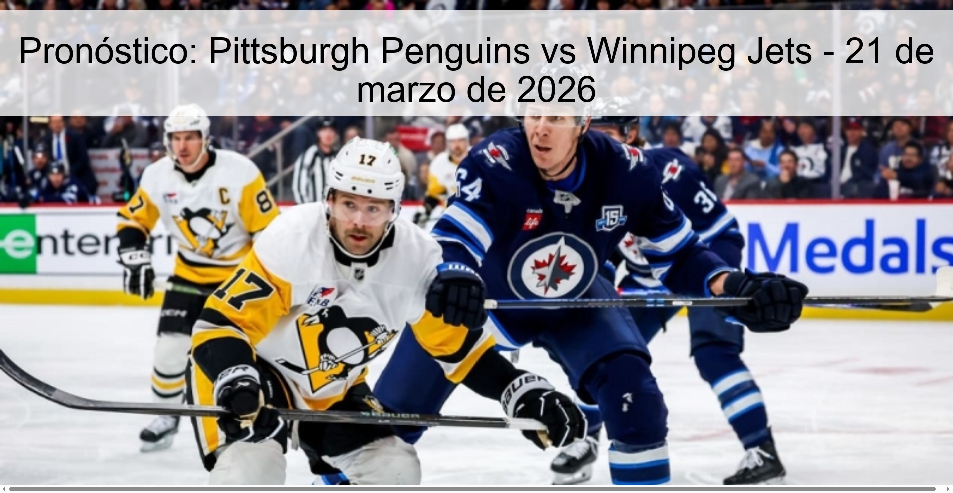 Prediction: Pittsburgh Penguins vs Winnipeg Jets – March 21, 2026