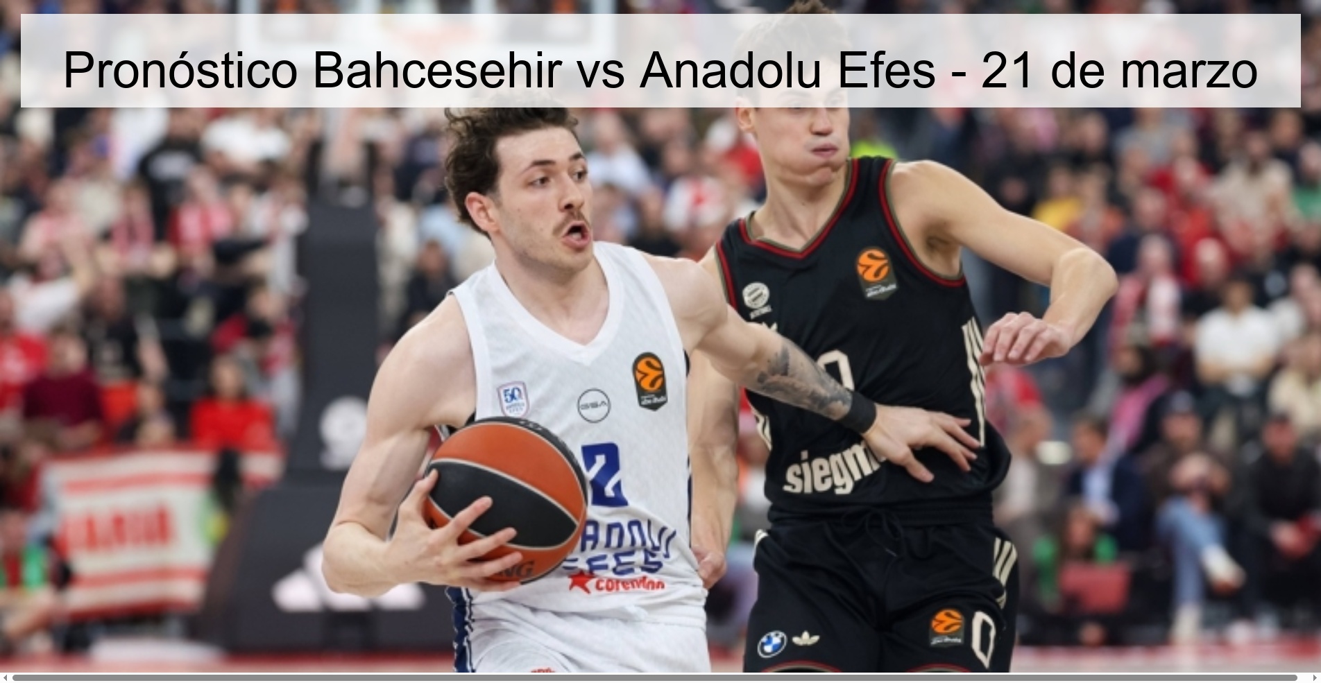 Bahcesehir vs Anadolu Efes Prediction – March 21