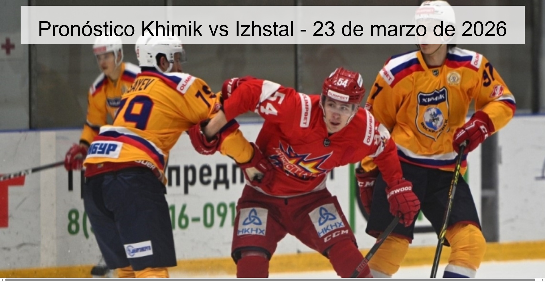 Khimik vs Izhstal Prediction – March 23, 2026