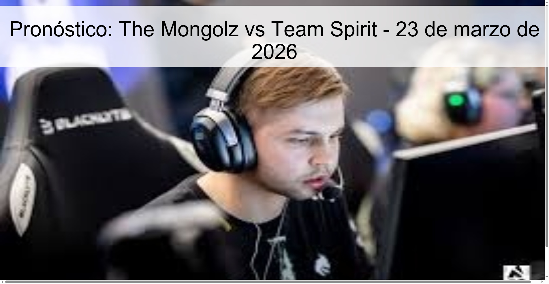 Prediction: The Mongolz vs Team Spirit – March 23, 2026