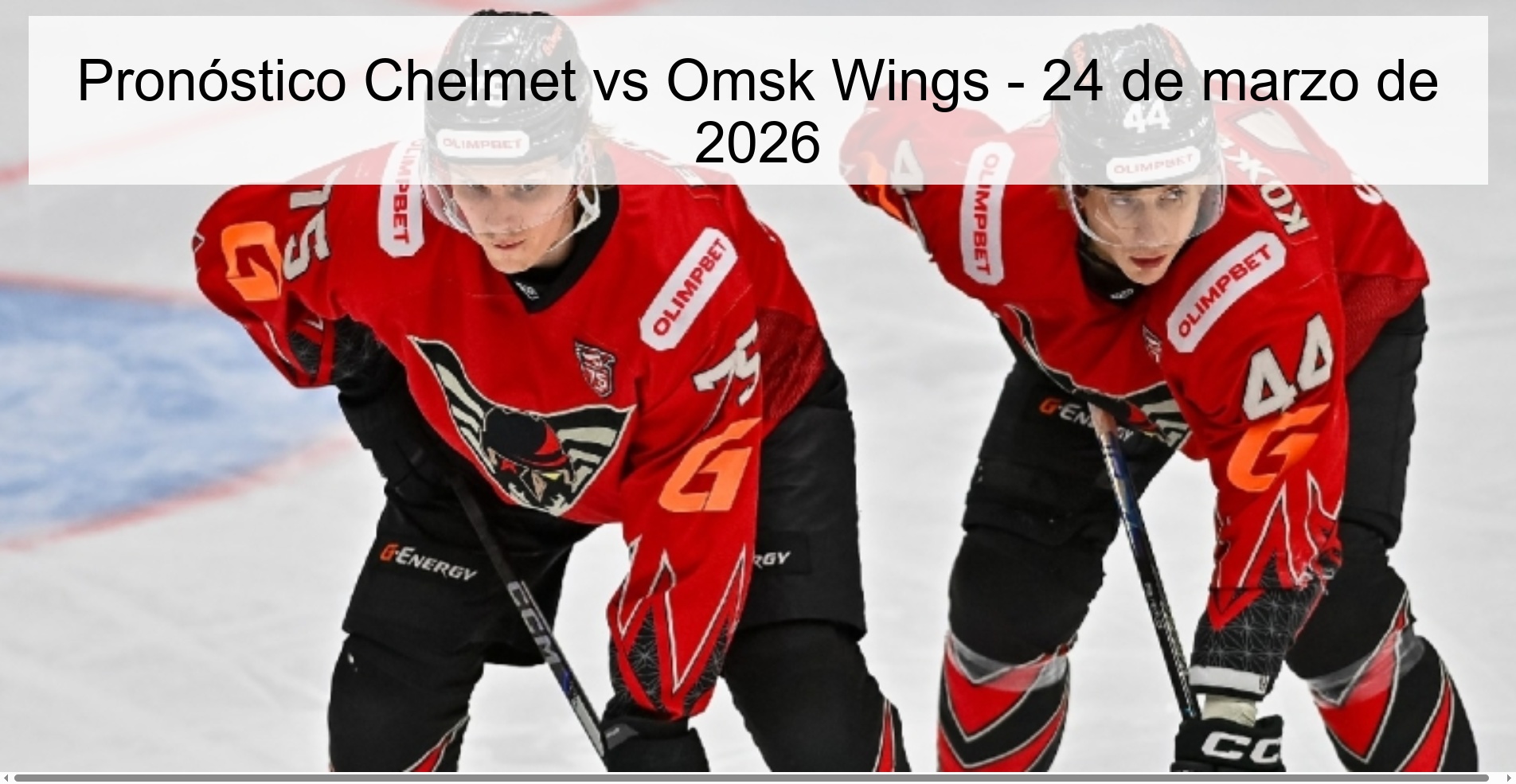 Chelmet vs Omsk Wings Prediction – March 24, 2026